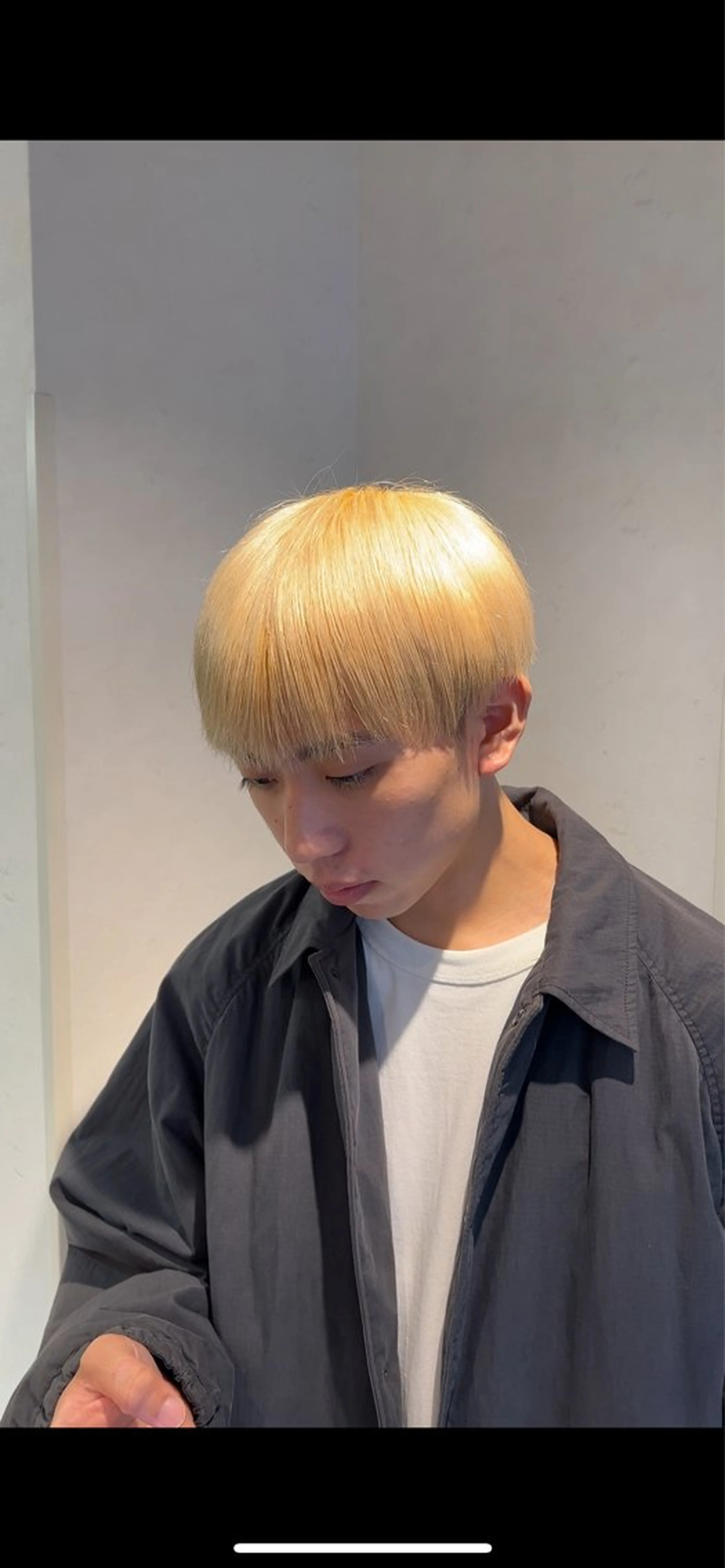 ショート カラー メンズ メンズブリーチ ブリーチ カット ヘアカラー トリートメント 透明感カラー/ ダブルカラー /ソラのヘアスタイル