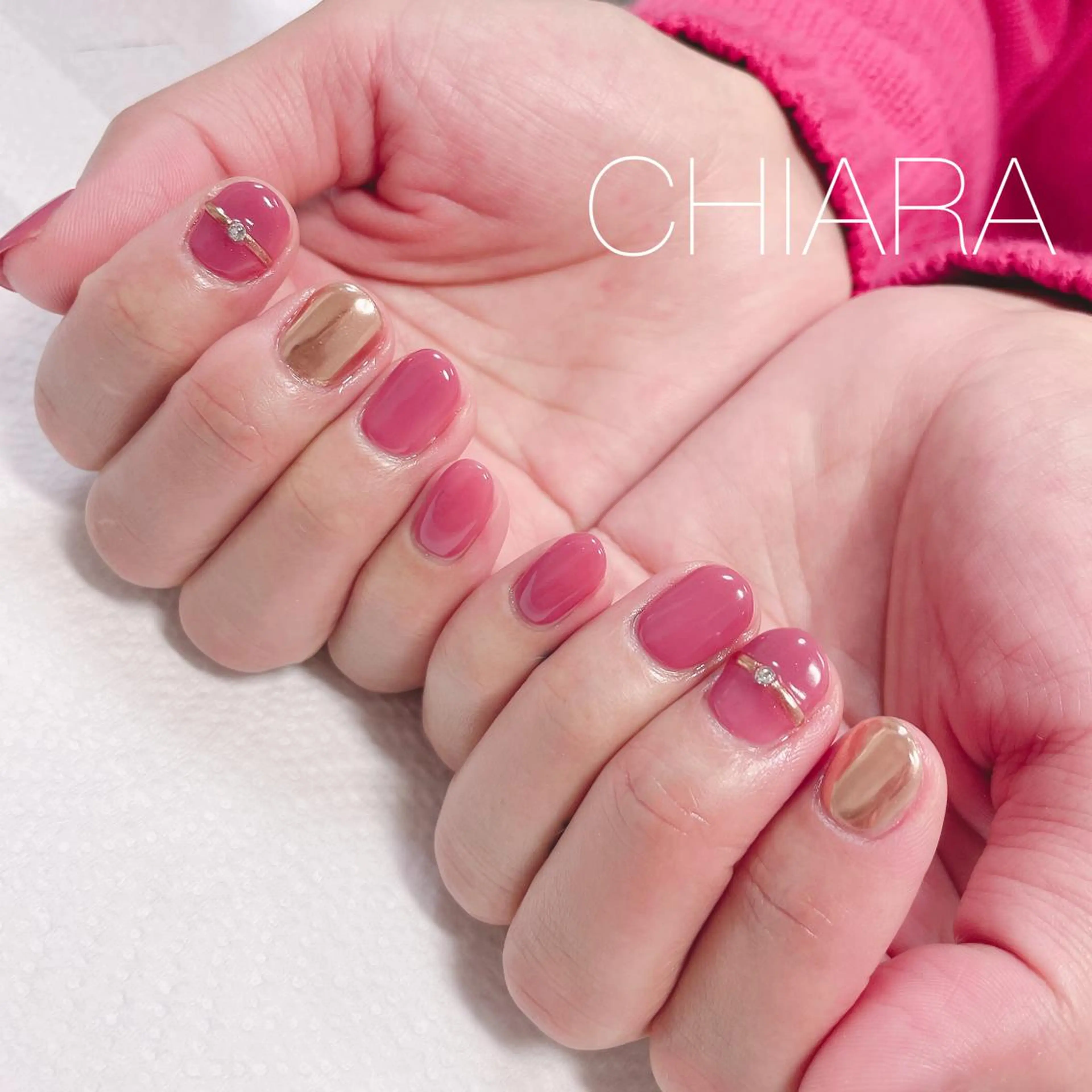 ネイル ストーンネイル CHIARA nailsのネイルデザイン