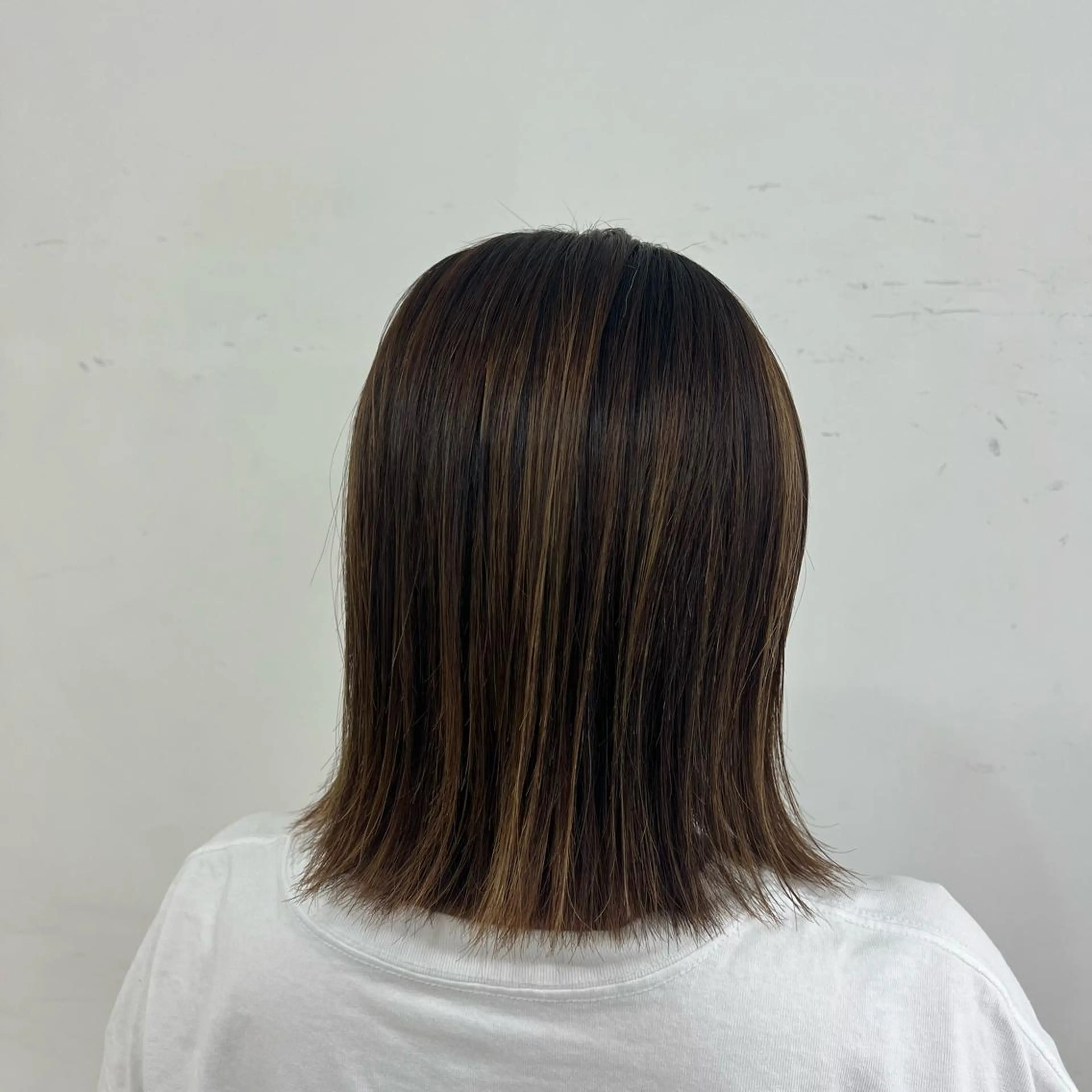 ミディアム パーマ 縮毛矯正 🌼江幡 朱音🌼のヘアスタイル