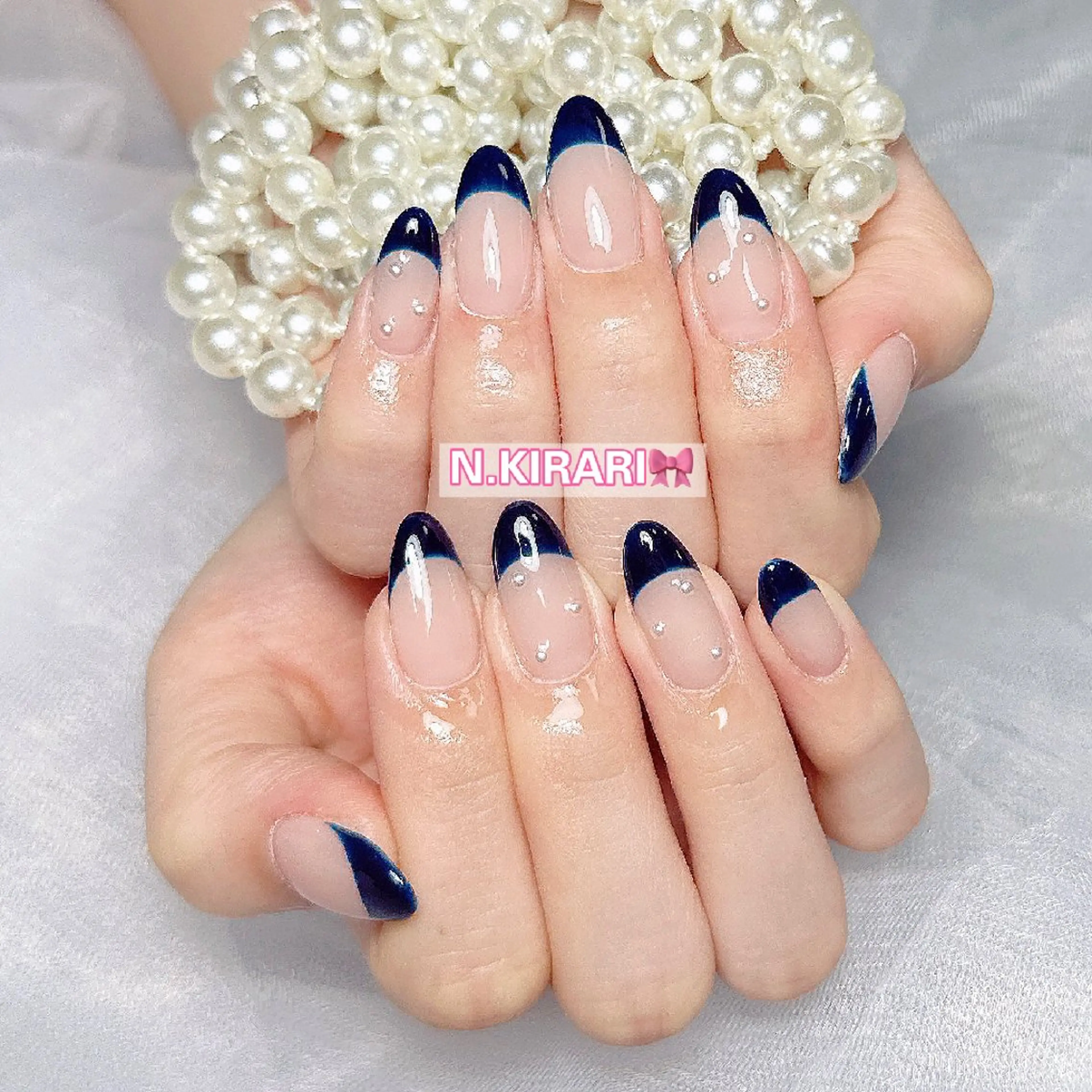 ネイル フレンチネイル ハンドネイル ハンドケア 🎀 ユズ 🎀のネイルデザイン