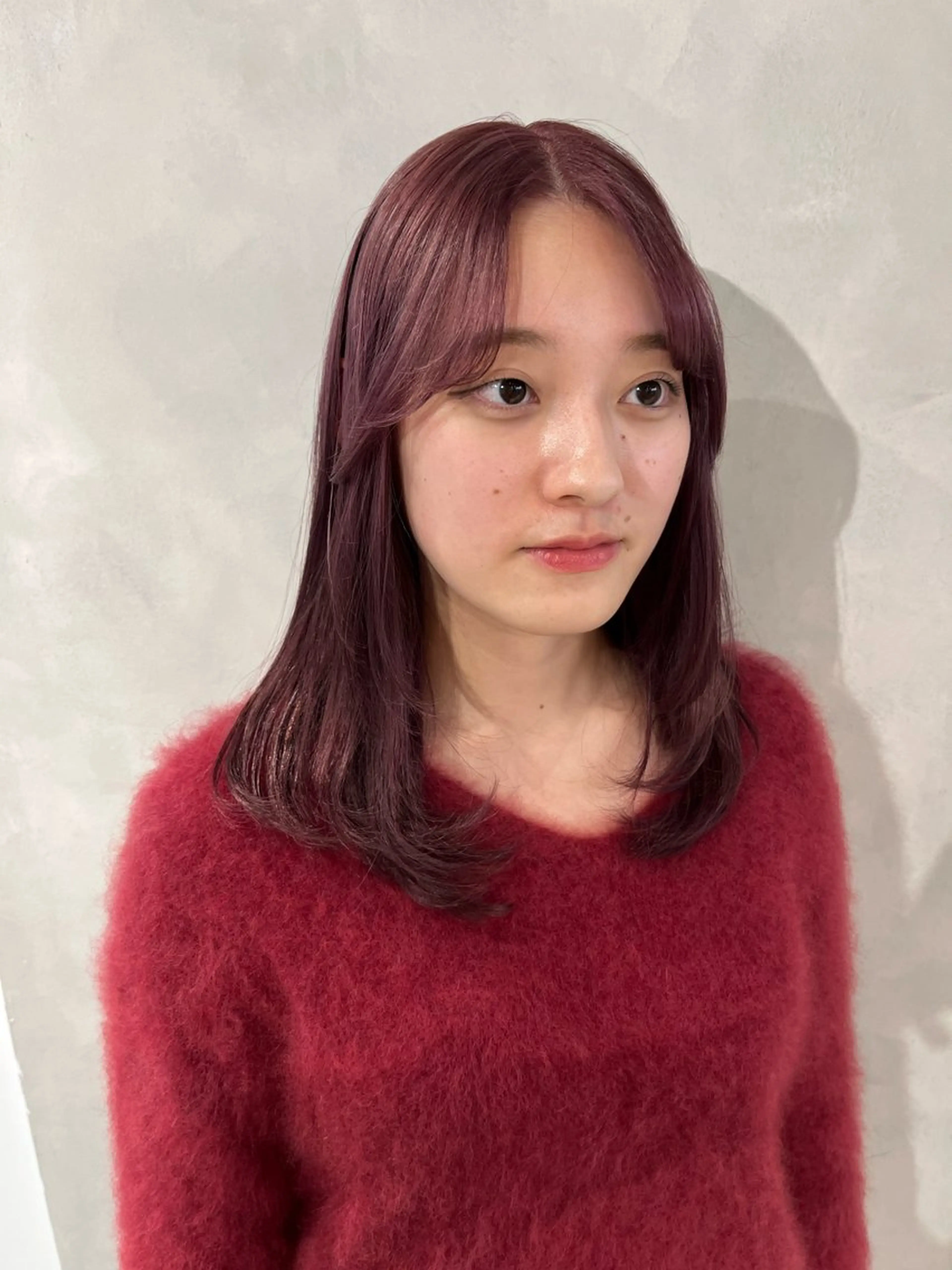 セミロング カラー ヘアカラー トリートメント ボブ/ベージュ/ パーマ🪿近森ゆいのヘアスタイル