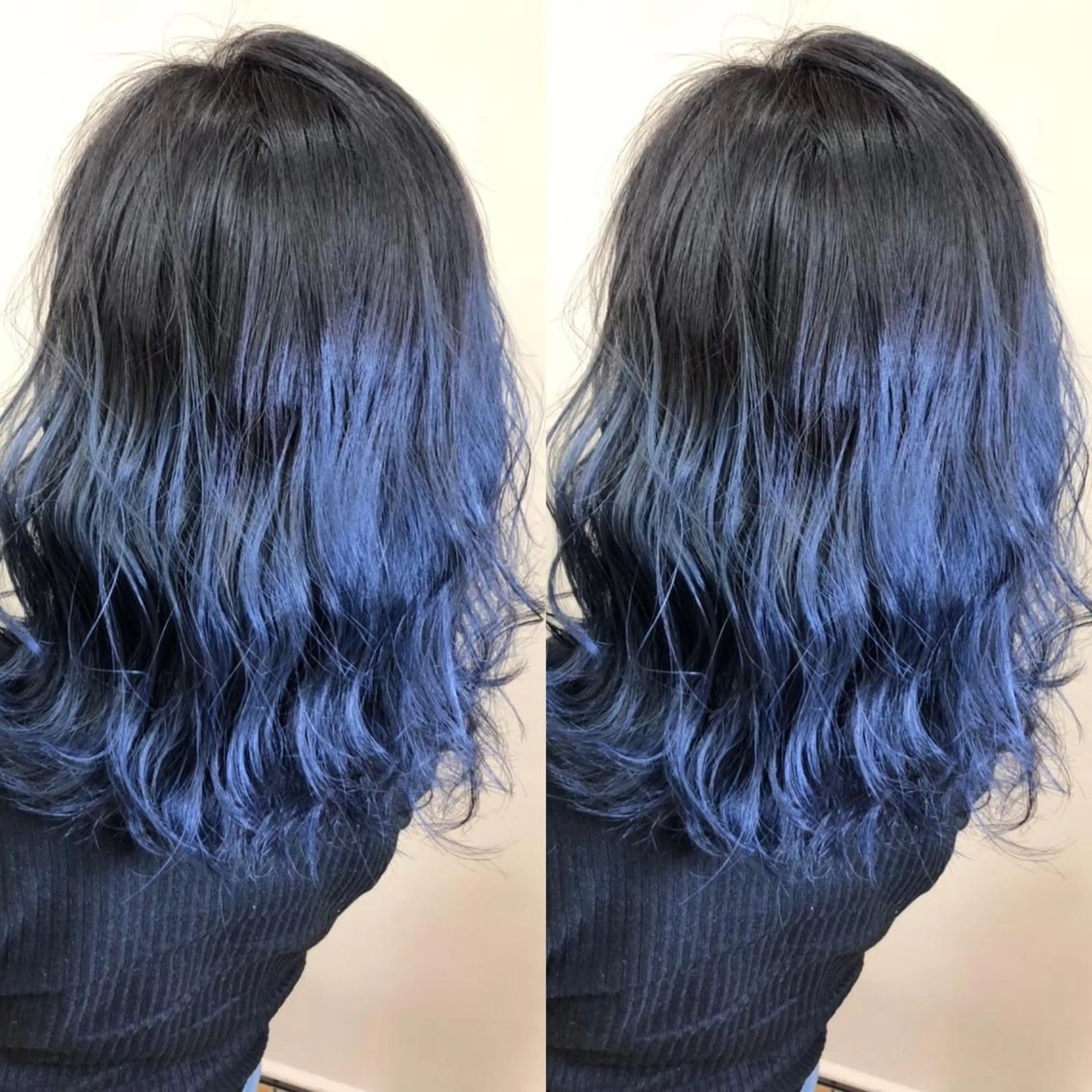 ミディアム カラー アクアカラー ブリーチ ブルーカラー ダブルカラー グラデーションカラー hair studio  jyym's所属・ボーイッシュ美容師 刈り上げ/ショートのヘアスタイル