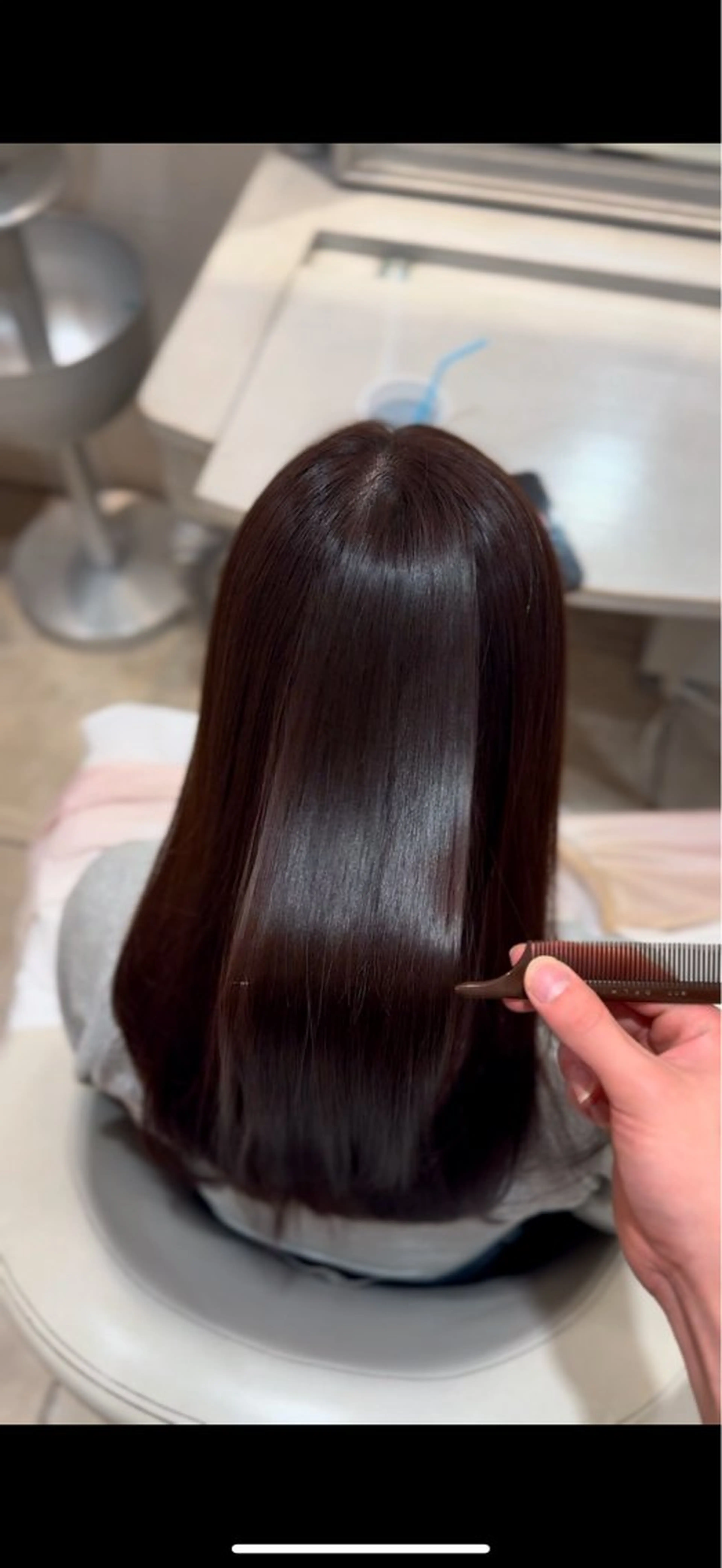 ロング 縮毛矯正 縮毛矯正 縮毛矯正／ストレート /yuyaのヘアスタイル