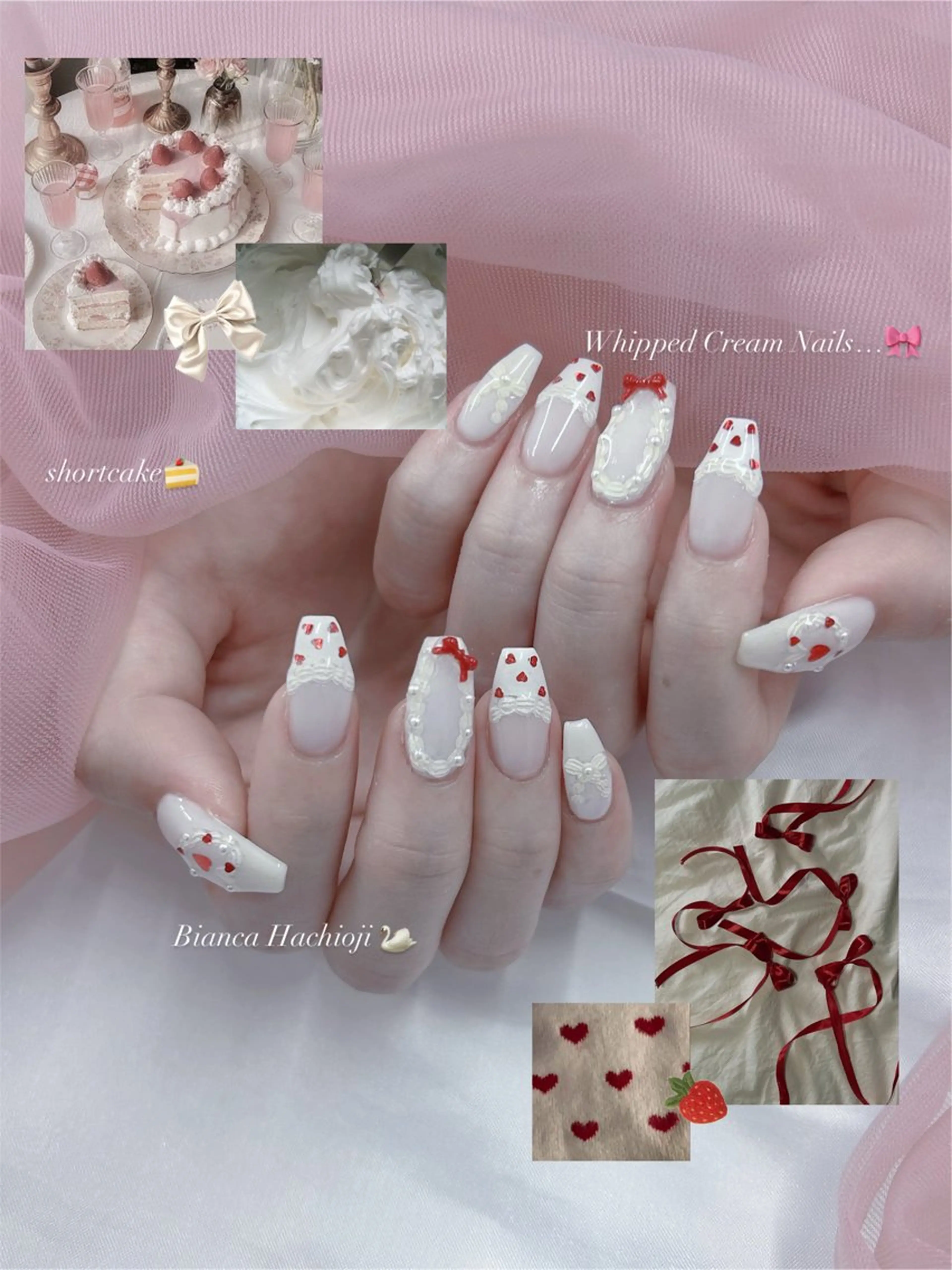 ネイル 𝑌𝑈𝑈𝐾𝐴 /ワンホン/量産型のネイルデザイン