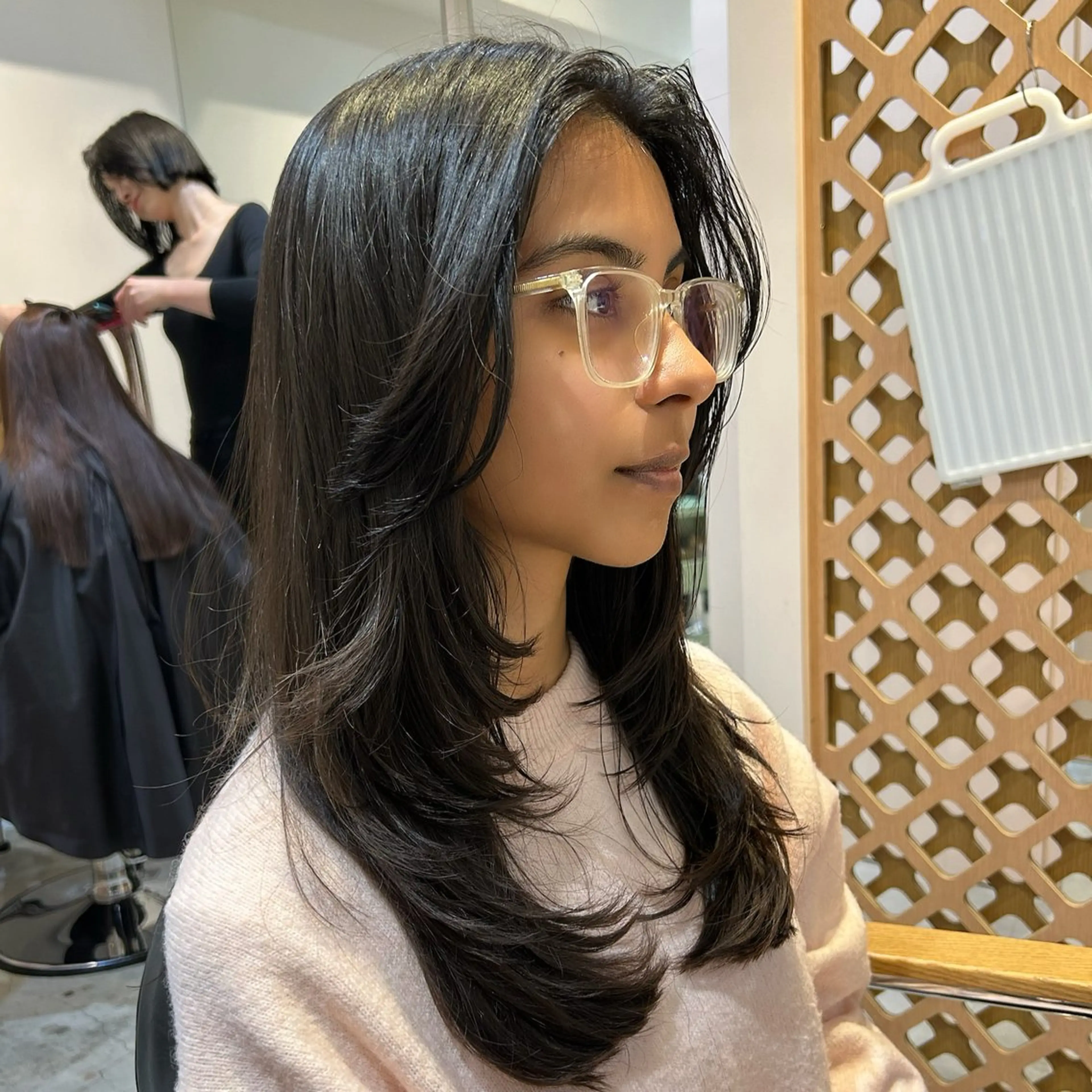 ロング カット 縮毛矯正 マンツーマン施術✂︎ machikaのヘアスタイル