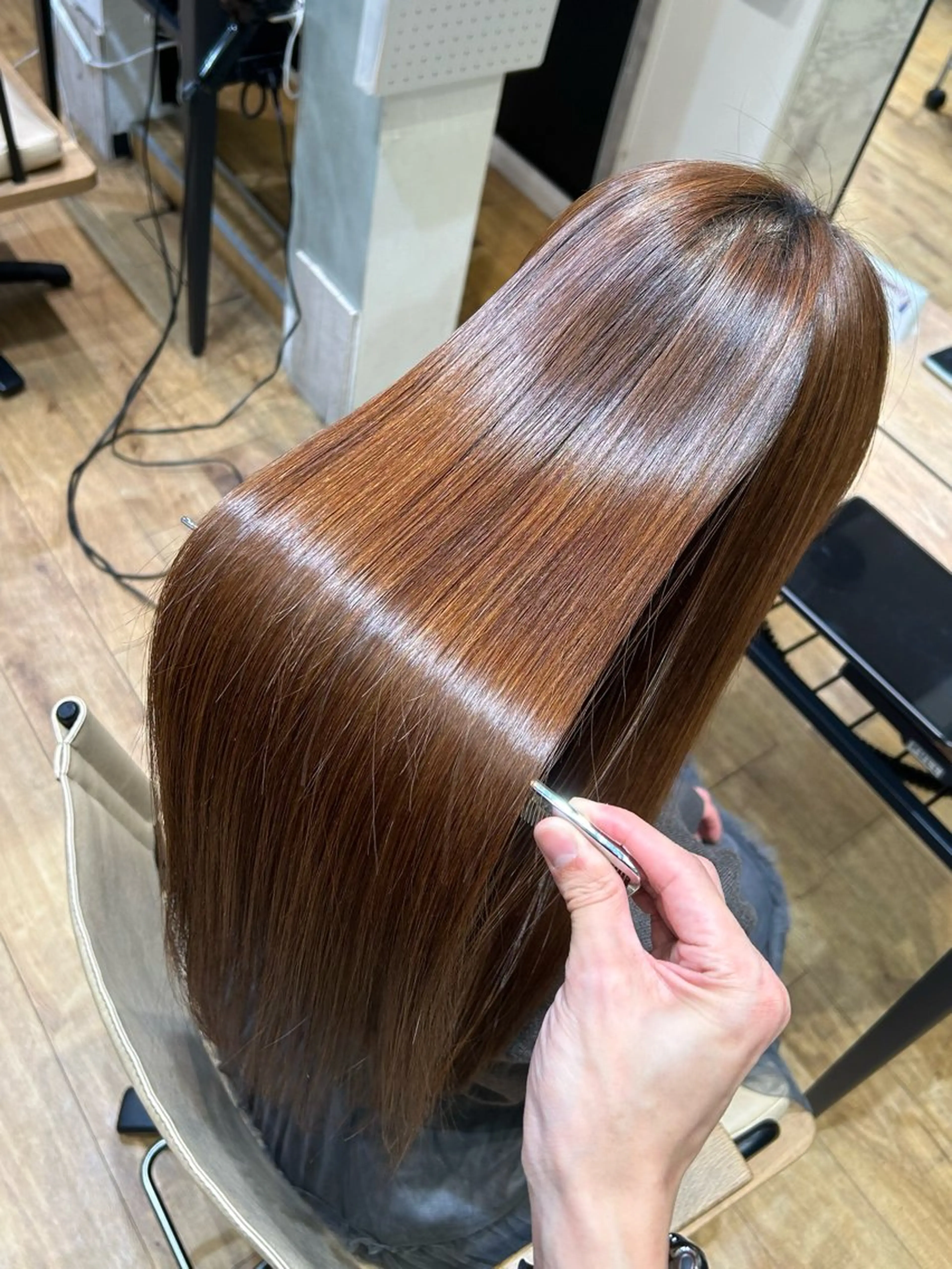 ロング 縮毛矯正 トリートメント LIBERTY-L所属・若槻 雄哉のヘアスタイル