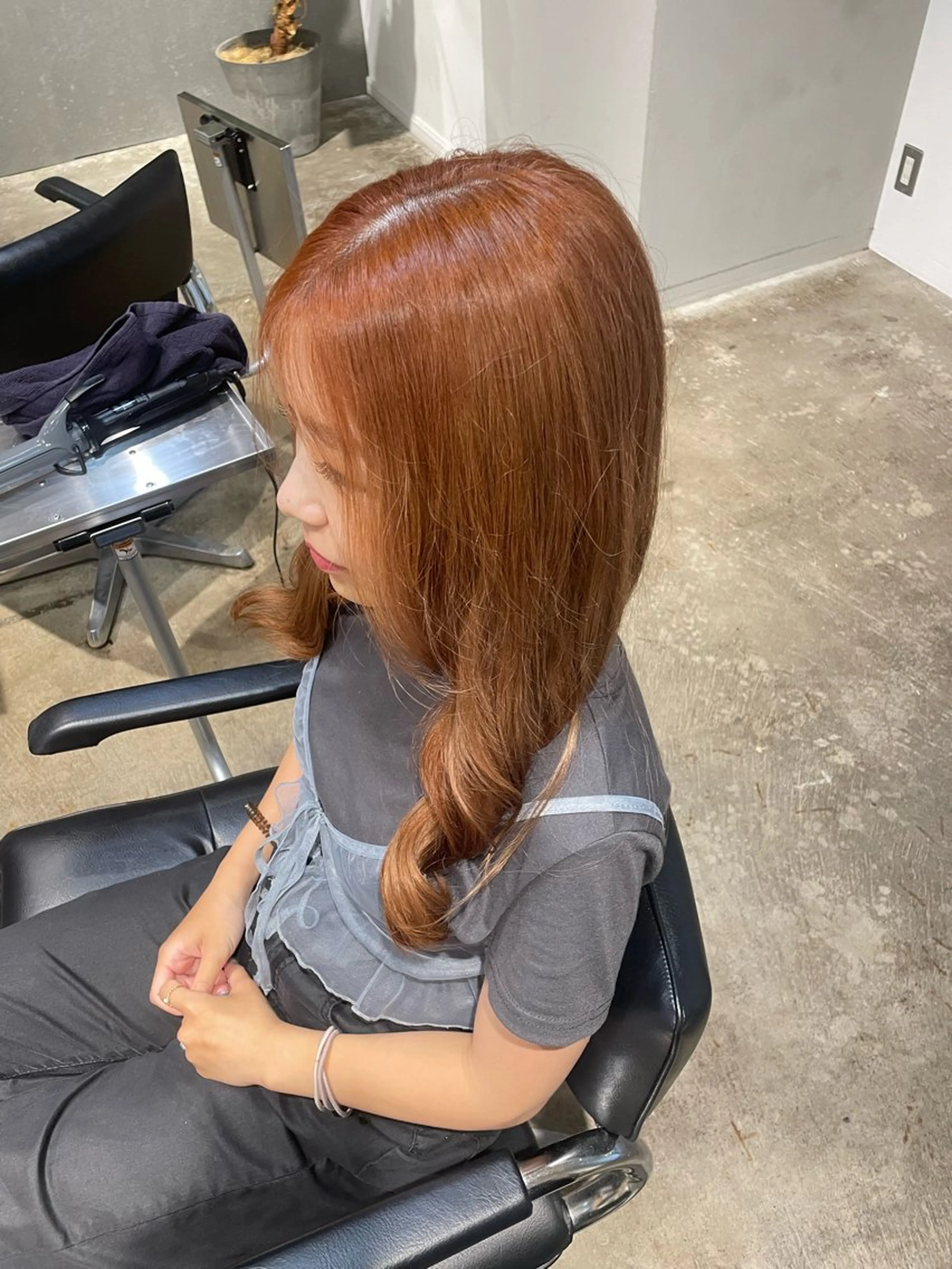 ロング カラー うらた のあのヘアスタイル