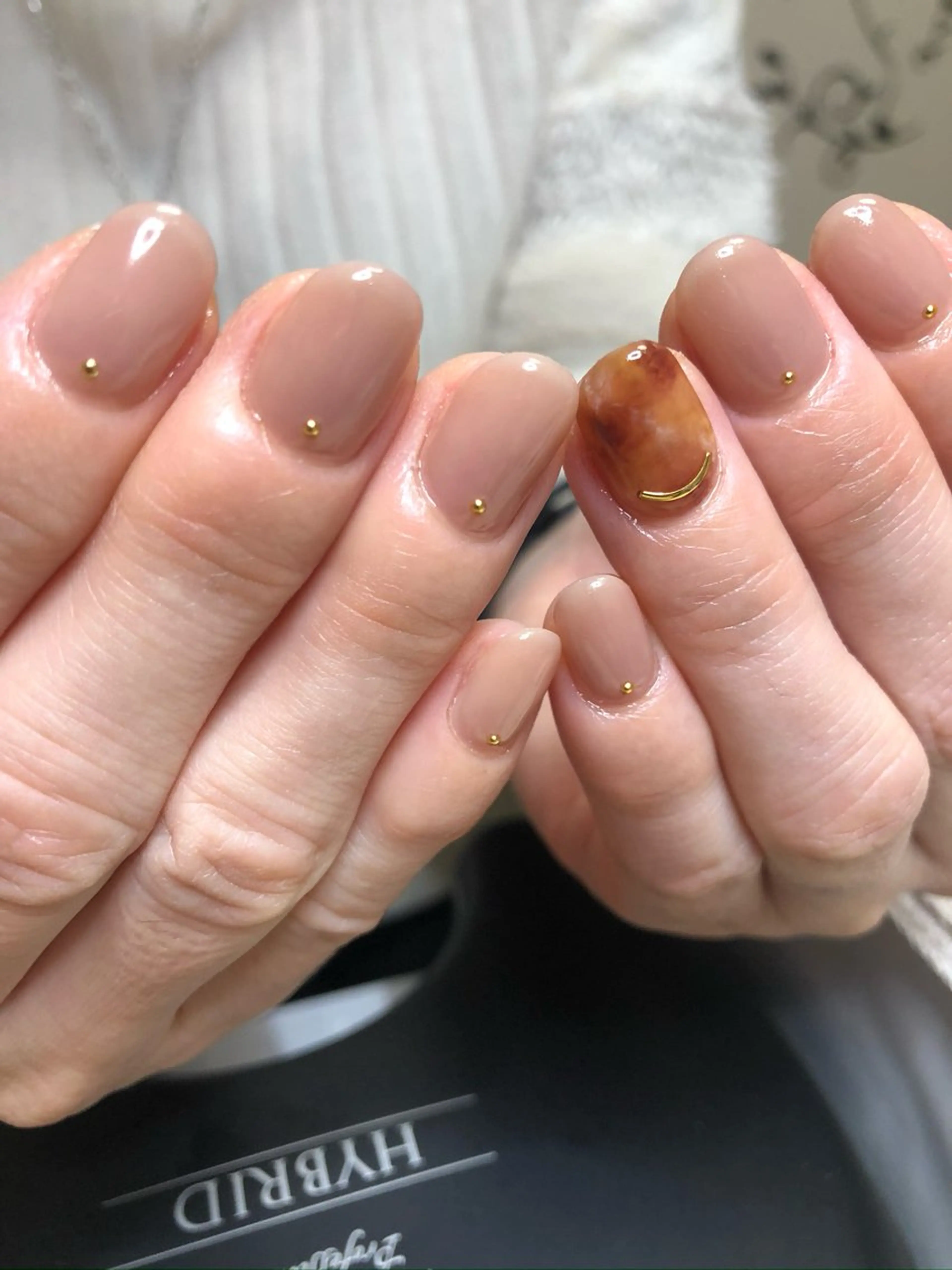 ネイル アートネイル べっ甲ネイル シンプルネイル Kazrina 平松一美のネイルデザイン