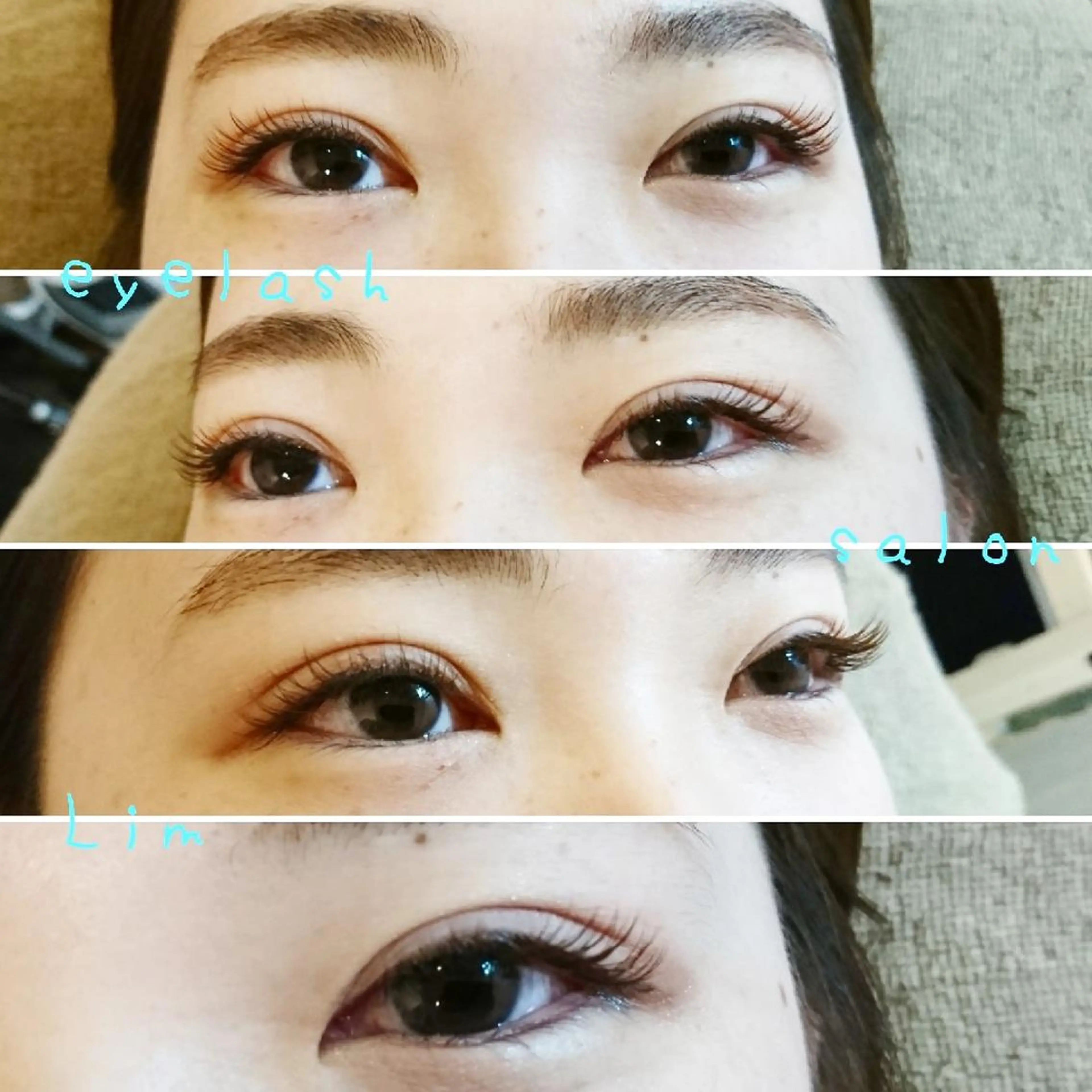 マツエク・マツパ Cカール カラーマツエク Lim 二条店のマツエク・マツパデザイン