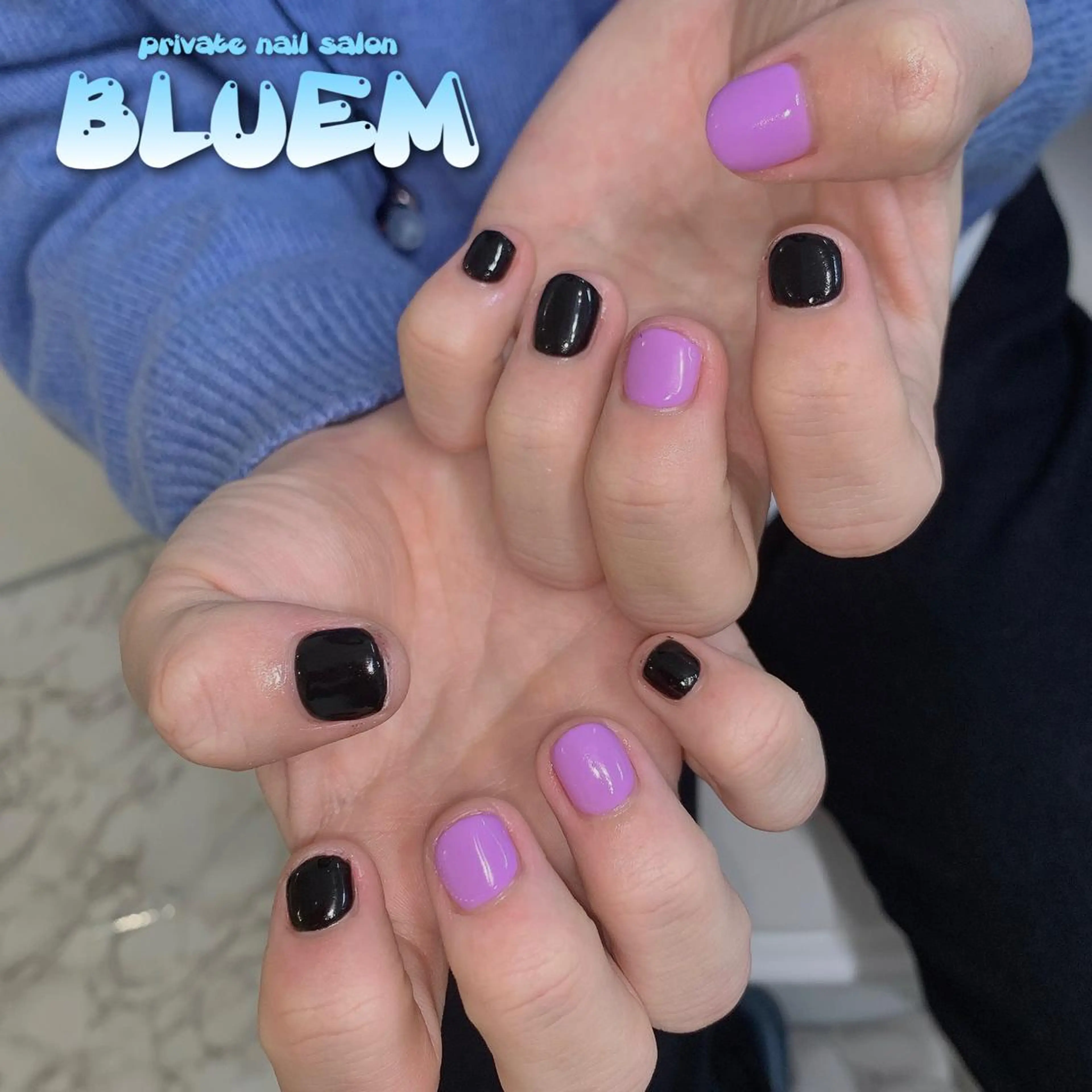 ネイル ハンドネイル BLUEM なな🐶のネイルデザイン