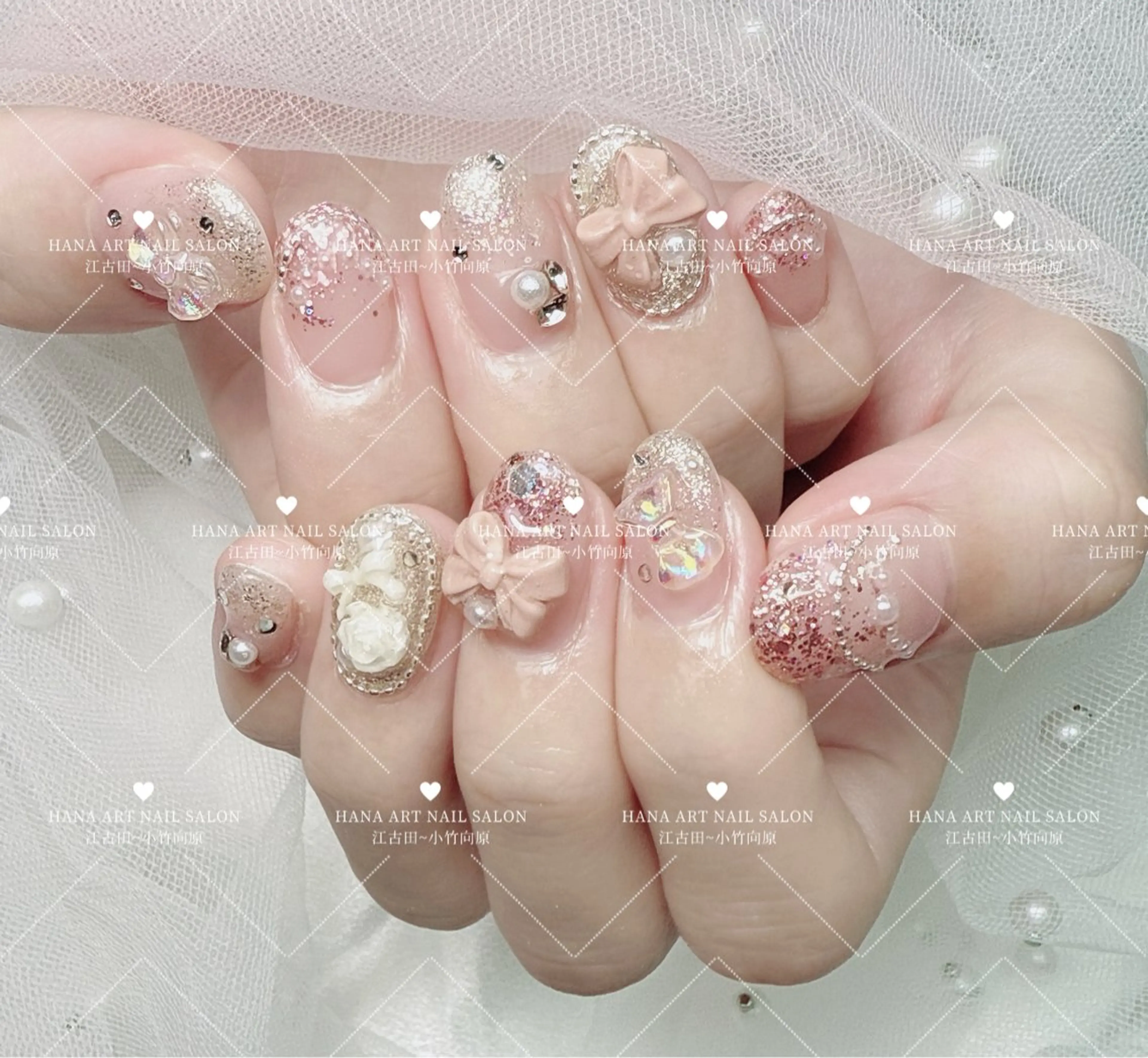 ネイル HANA ART NAIL SALONのネイルデザイン