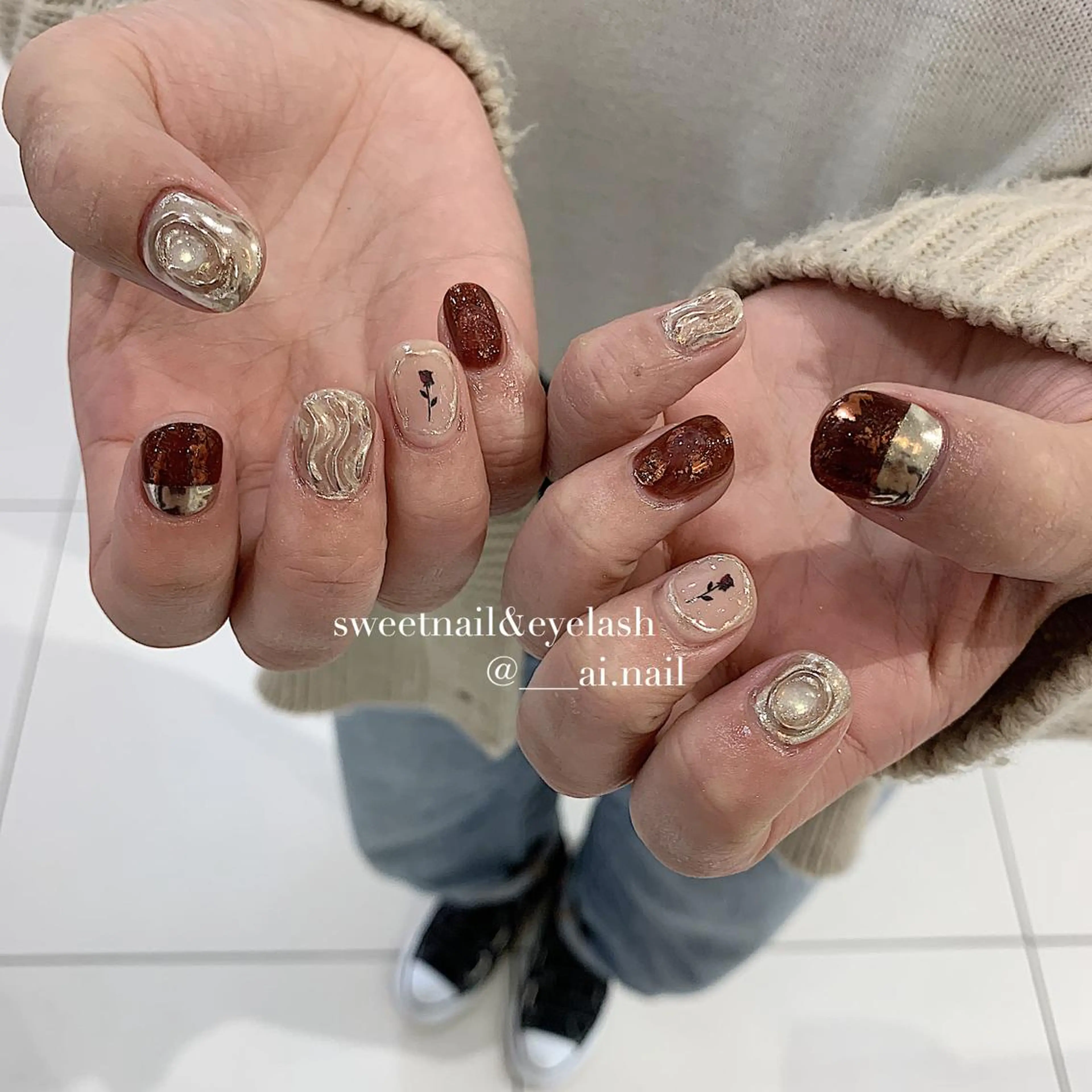 ネイル 🍃伏見 / soL nail / aiのネイルデザイン