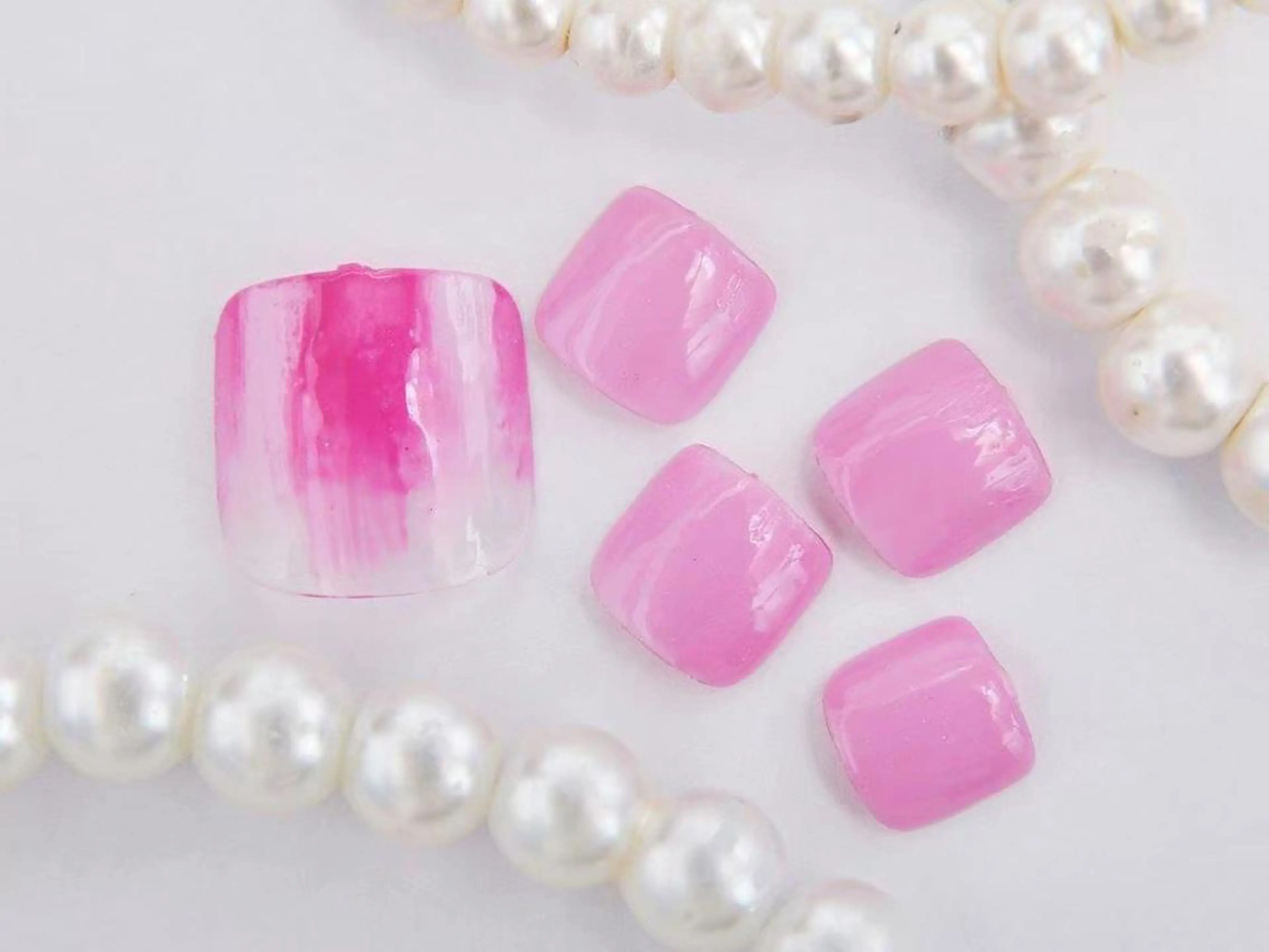 ネイル 桜ネイル 成人式 長さ出し フラッシュネイル フットネイル 💗🪽Tiary Nail🪽💗のネイルデザイン