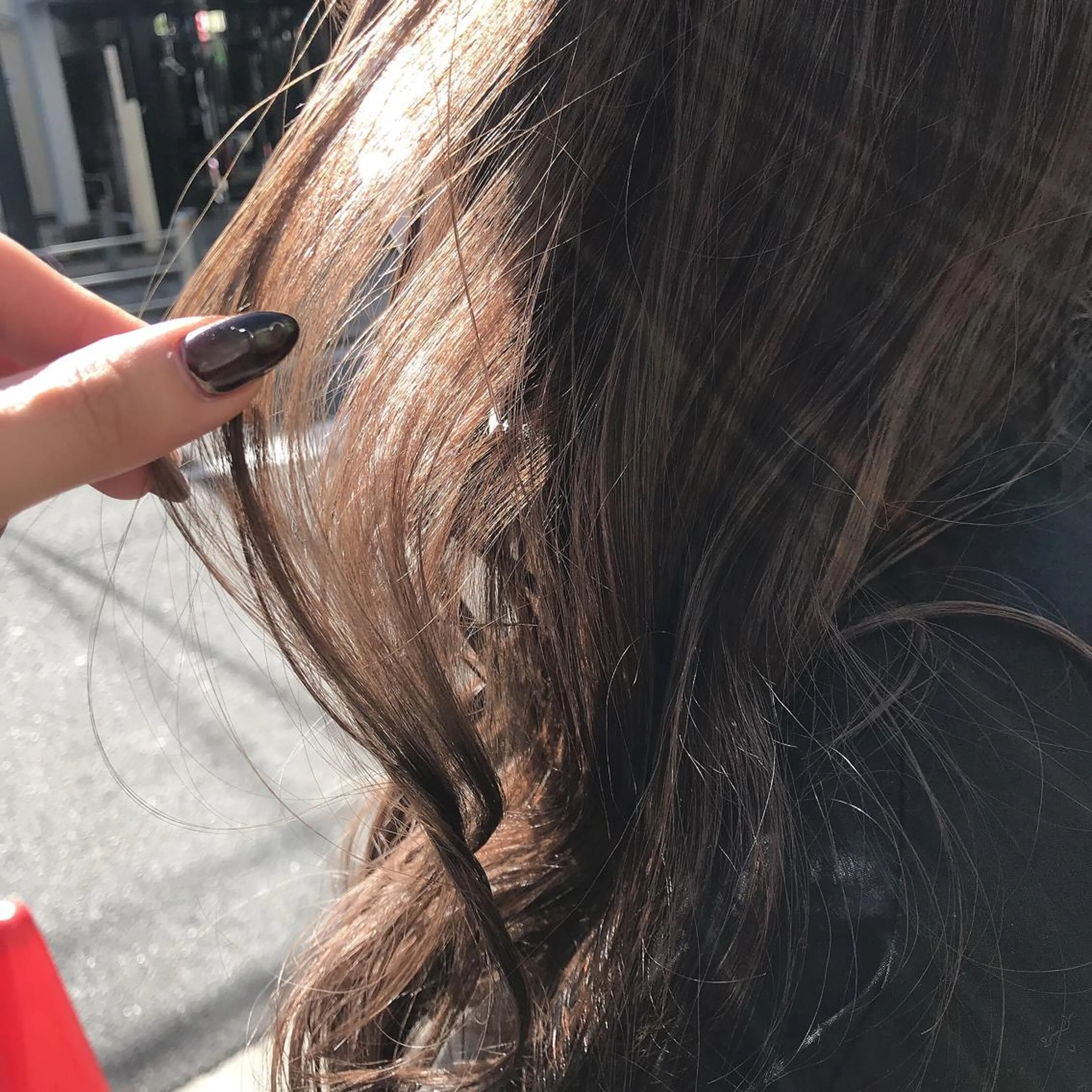 セミロング カラー UMEDA FIGAROのヘアスタイル