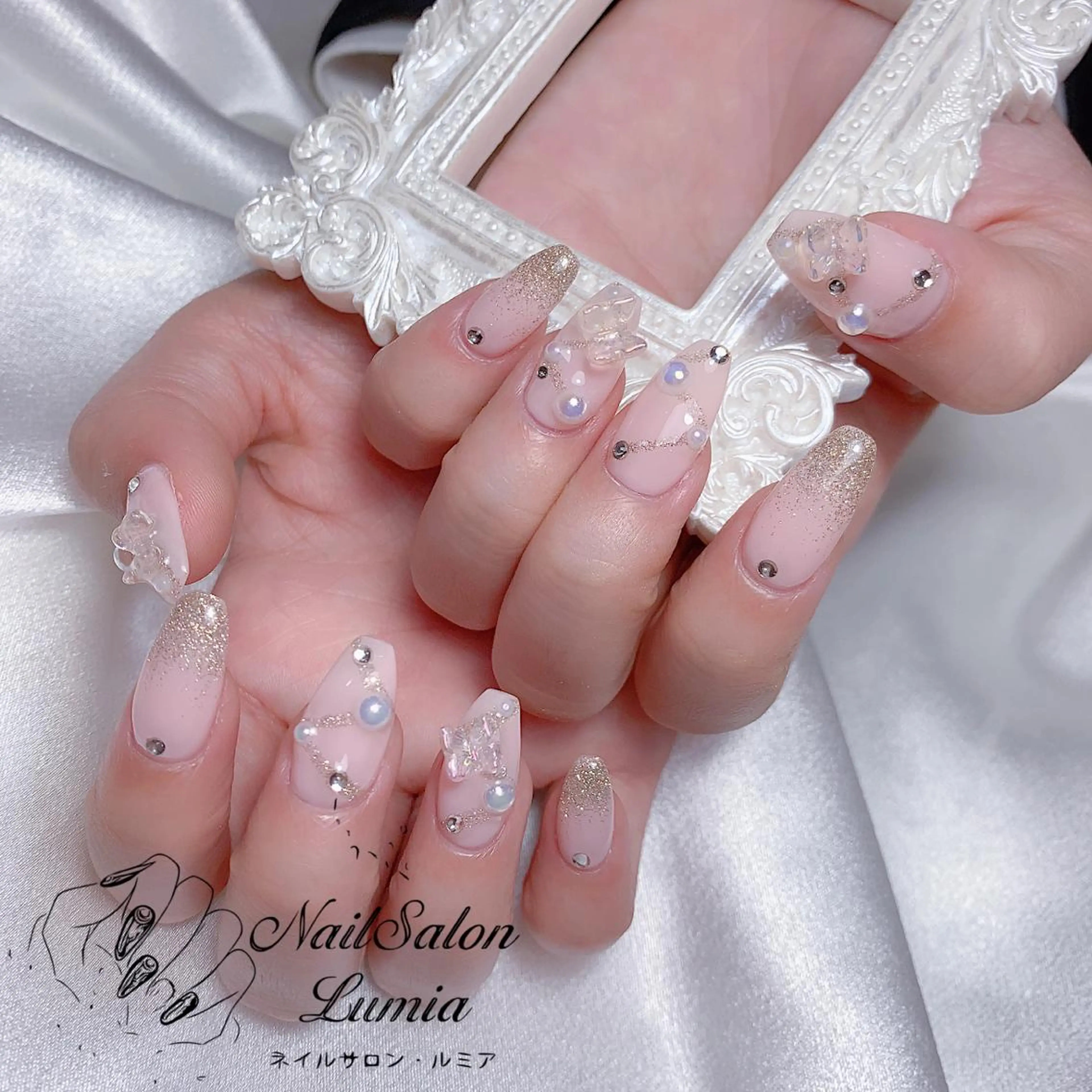 ネイル ハンドネイル ネイルサロン ルミア Lumia 店長のネイルデザイン