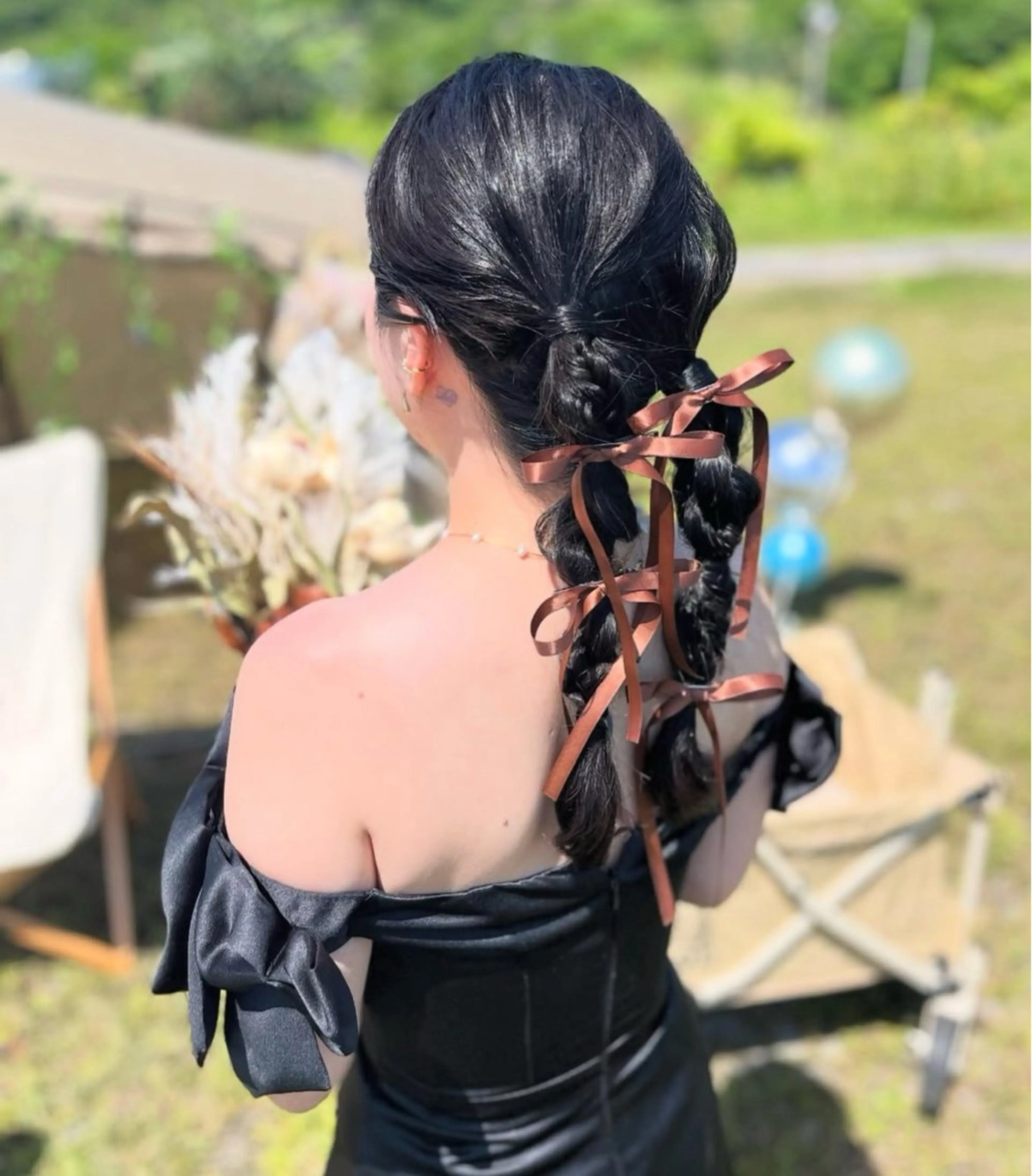 玉城 里奈のヘアスタイル
