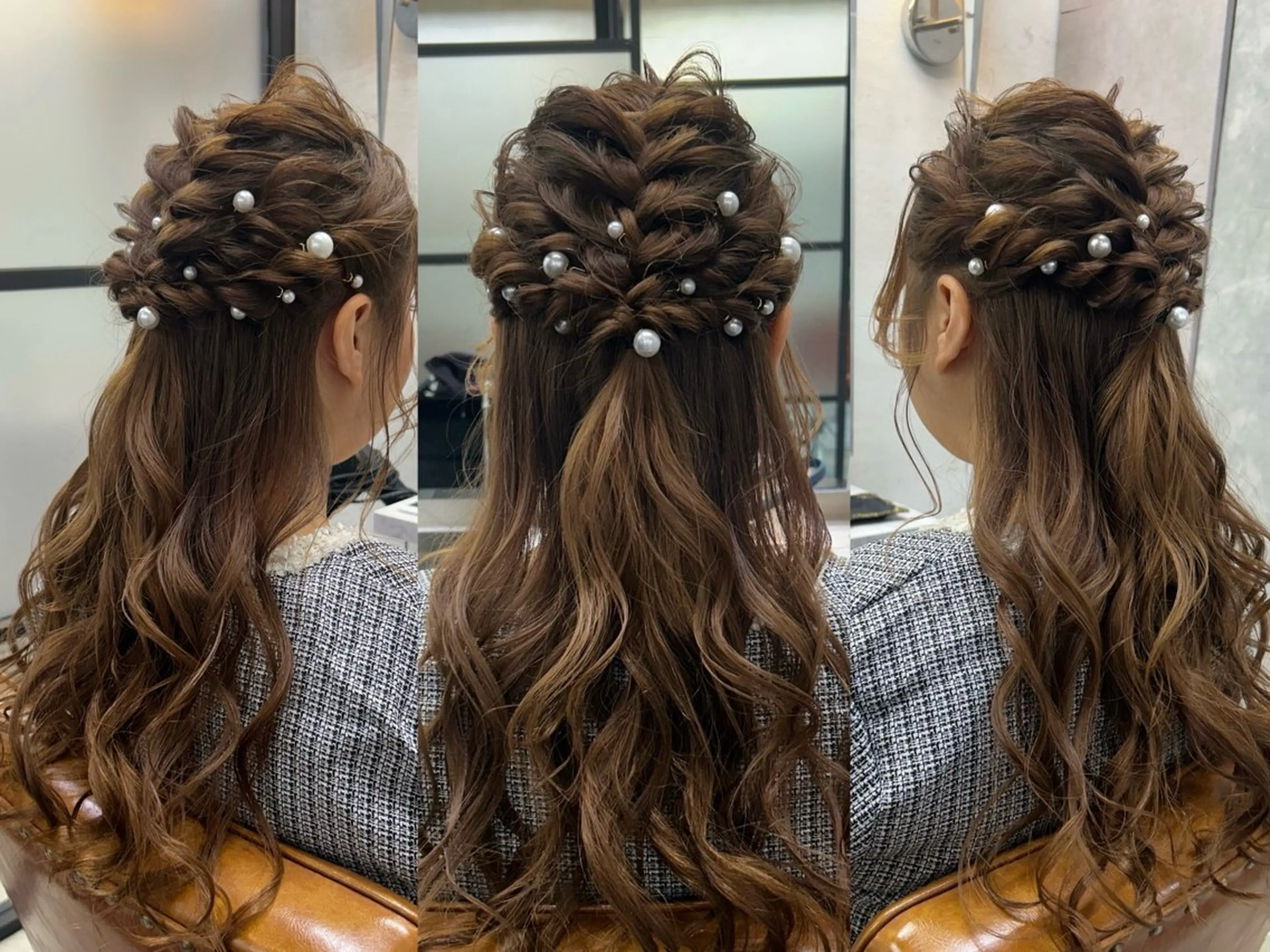 🌸ミニモ限定価格🌸ヘアセット🌼ヘアアクセサリー持ち込み可の写真