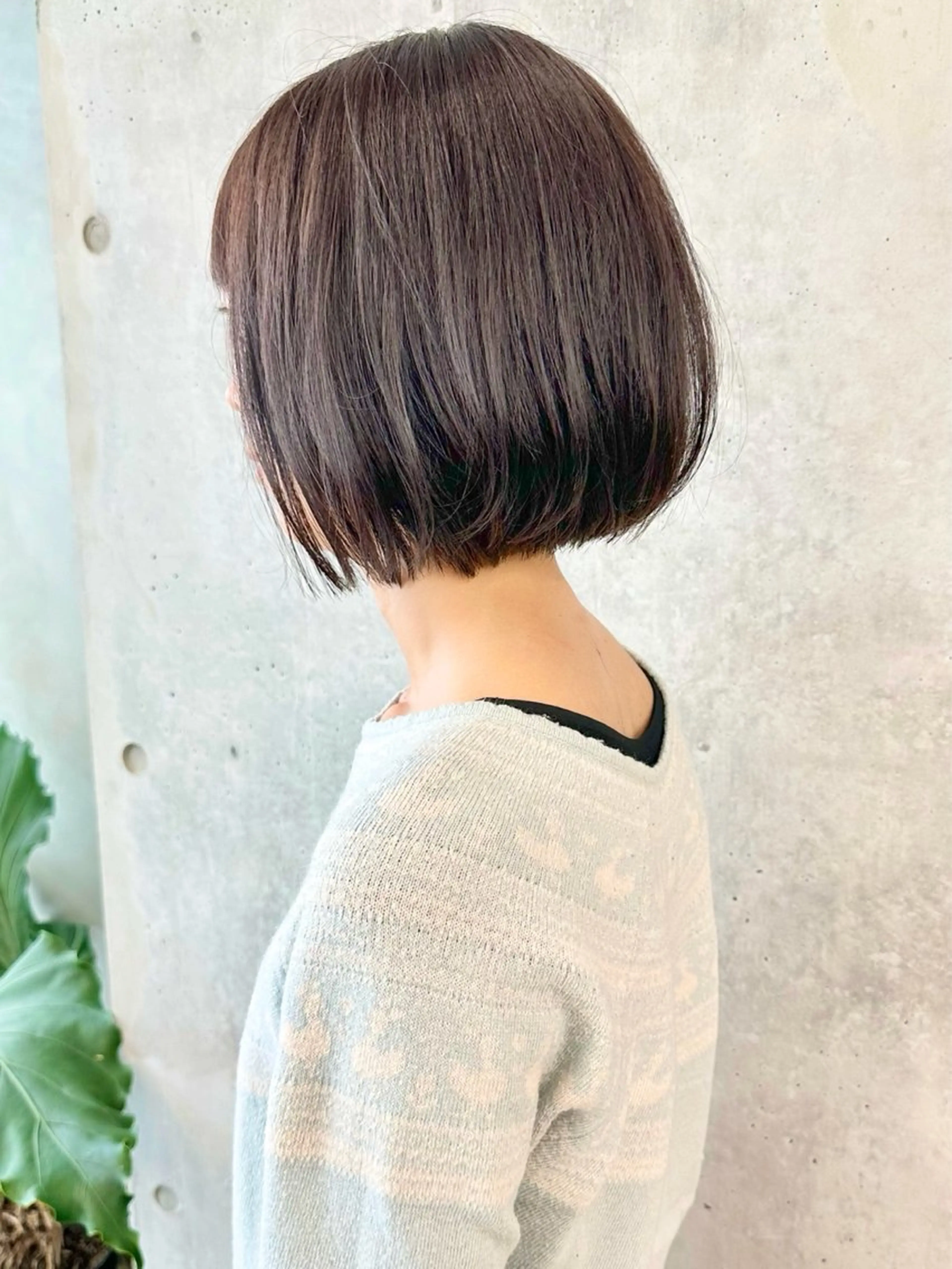 ミディアム カット ヘッドスパ ボブ/ゆるふわ ボブパーマ/とういのヘアスタイル