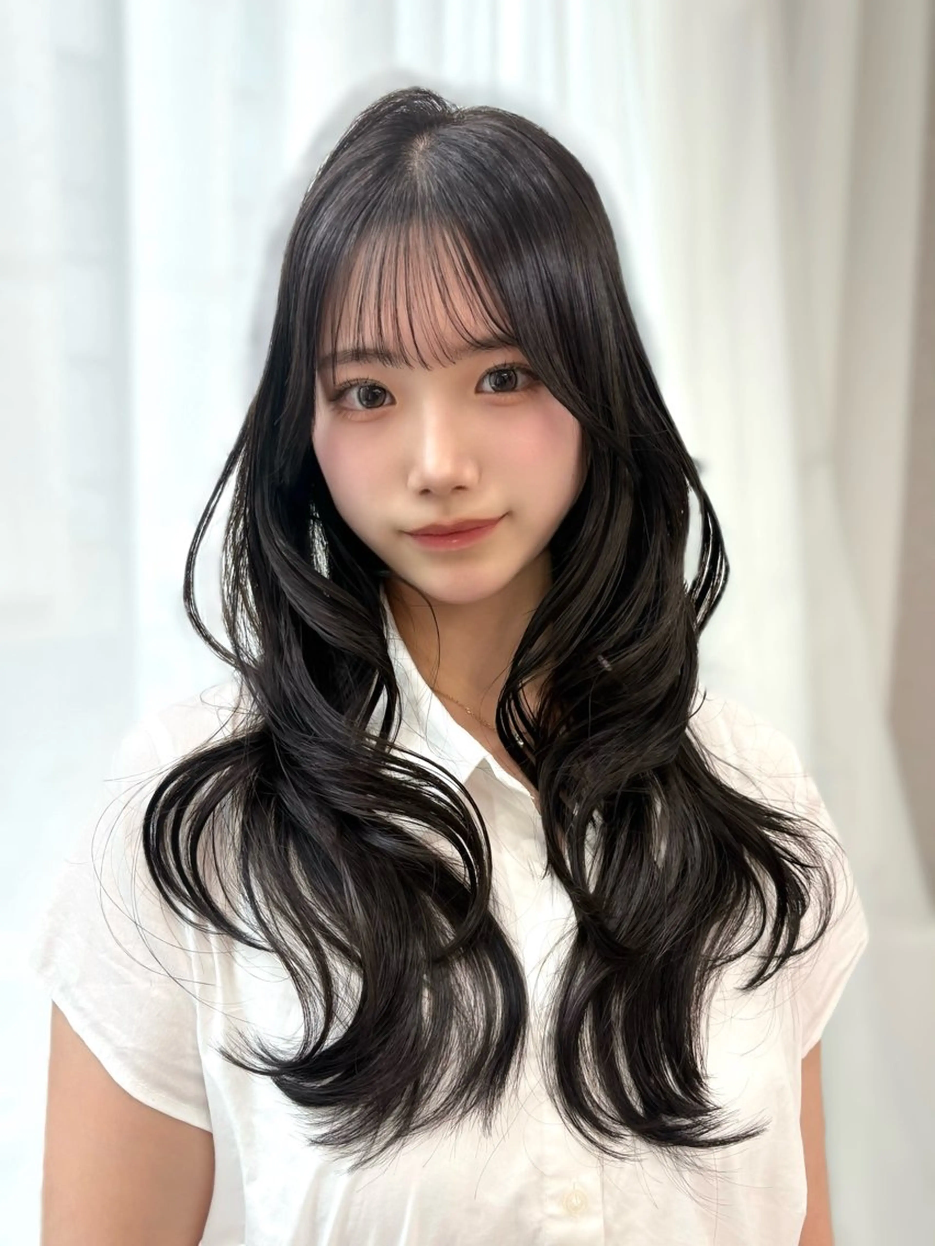 【暗髪でも垢抜け🖤】透明感カラー✨の写真