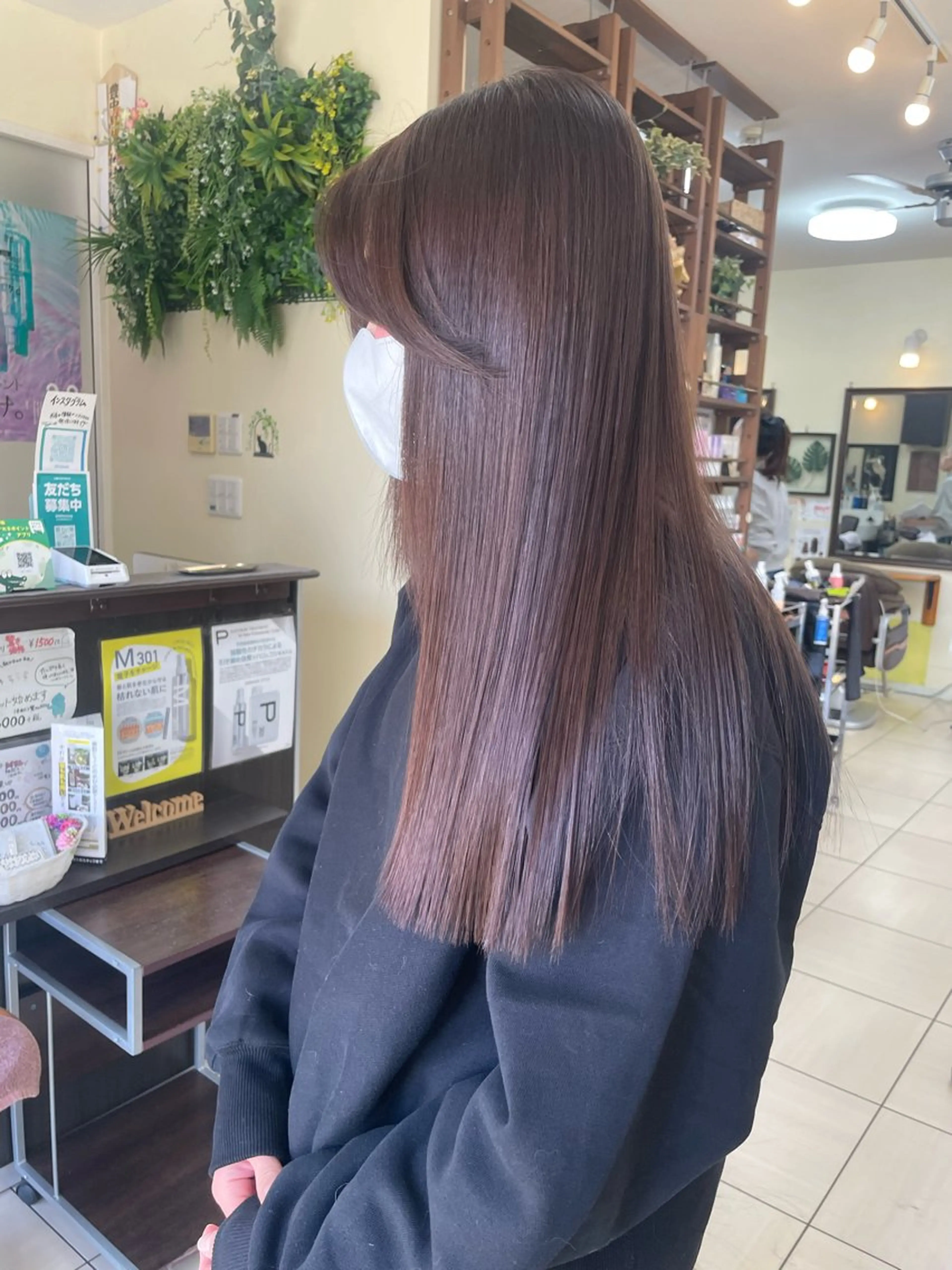 ロング カラー ブラウンカラー ココアブラウン 髪質改善サロン✨ 三浦　葵のヘアスタイル