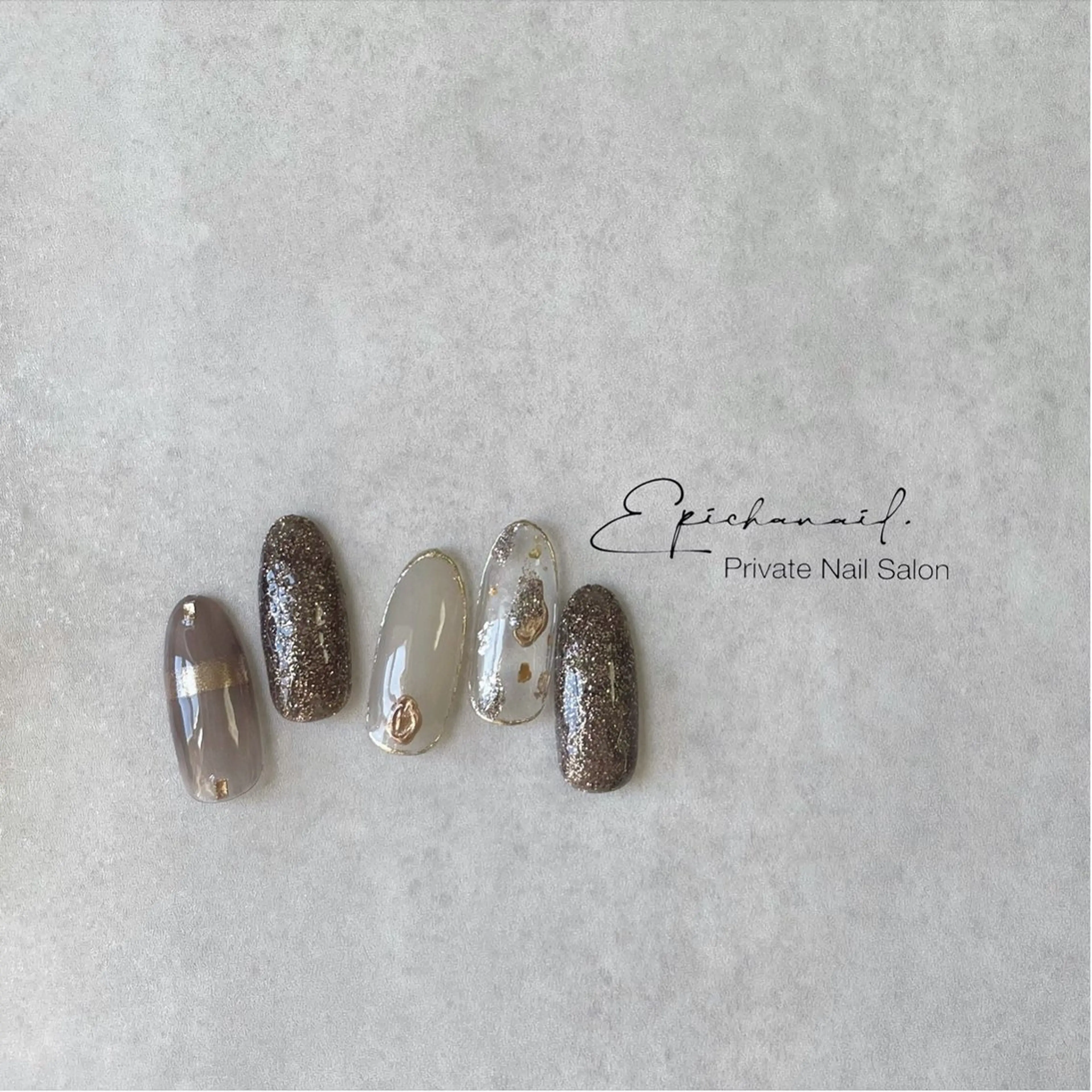 ネイル ドット ニュアンスネイル EPICHA NAILのネイルデザイン