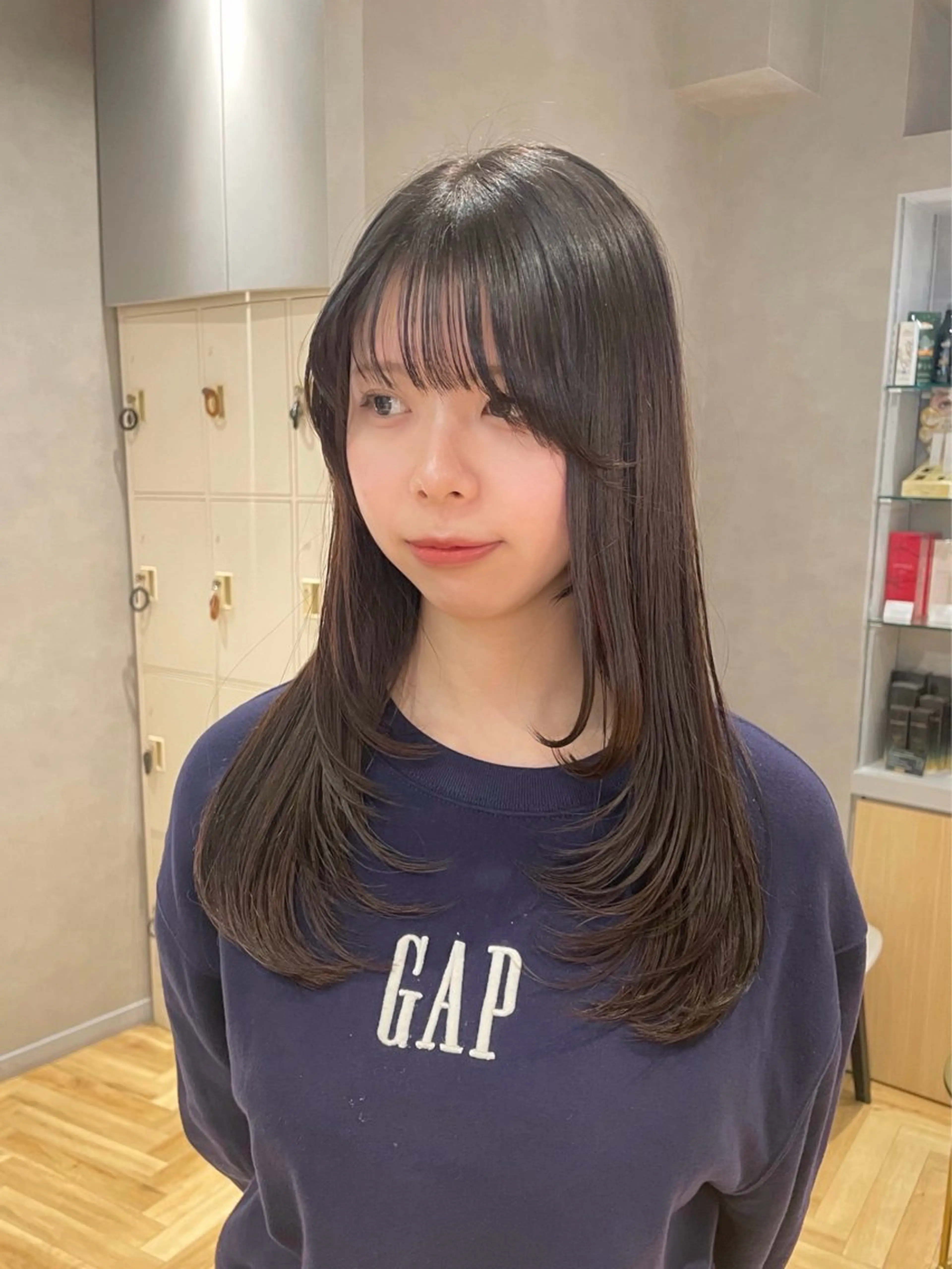 ロング レイヤーカット シャギー カット 樋口 美咲のヘアスタイル
