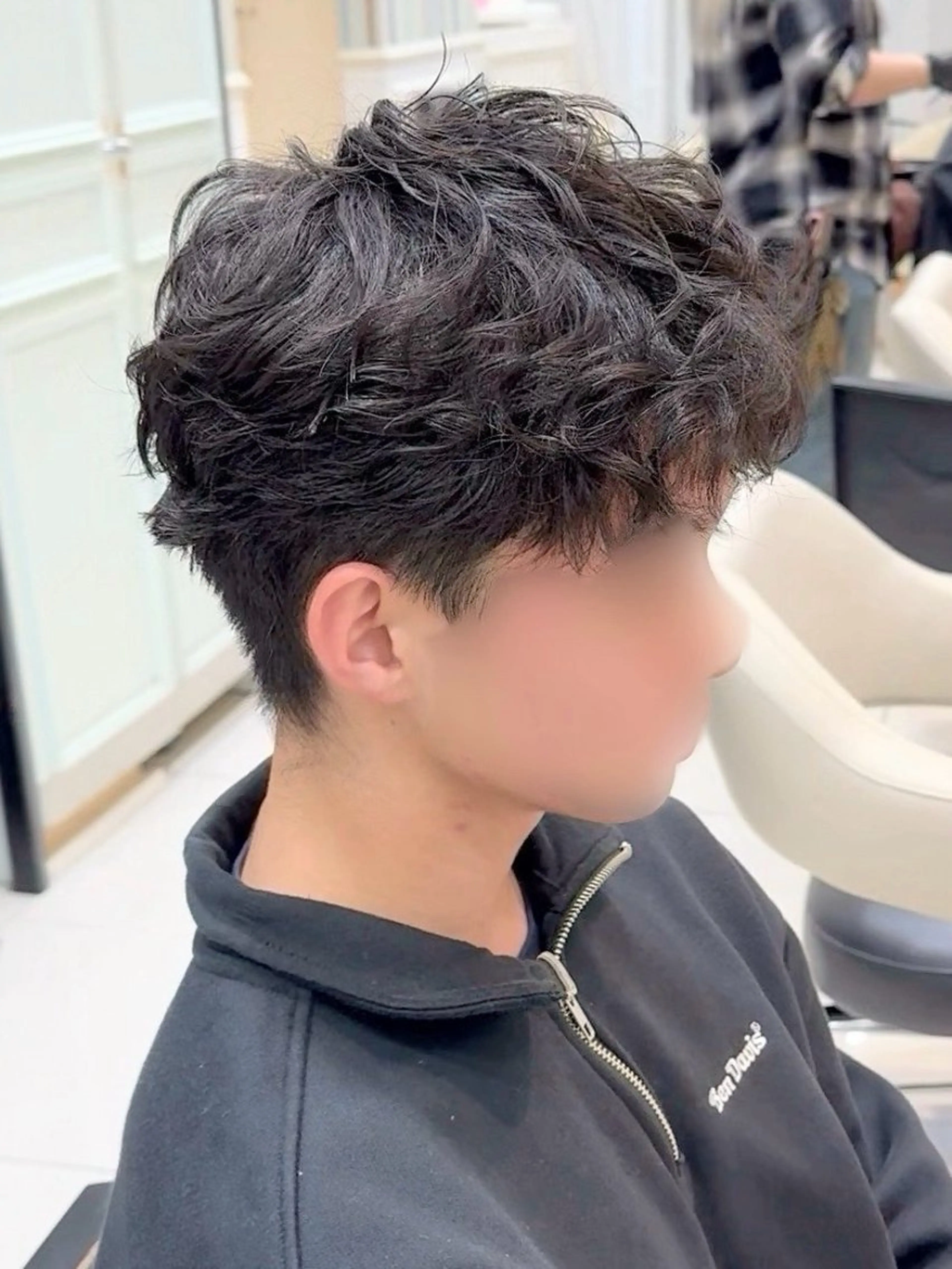 パーマ メンズ 【𝐀𝐬𝐡-池袋 】ひな 🎀💭のヘアスタイル