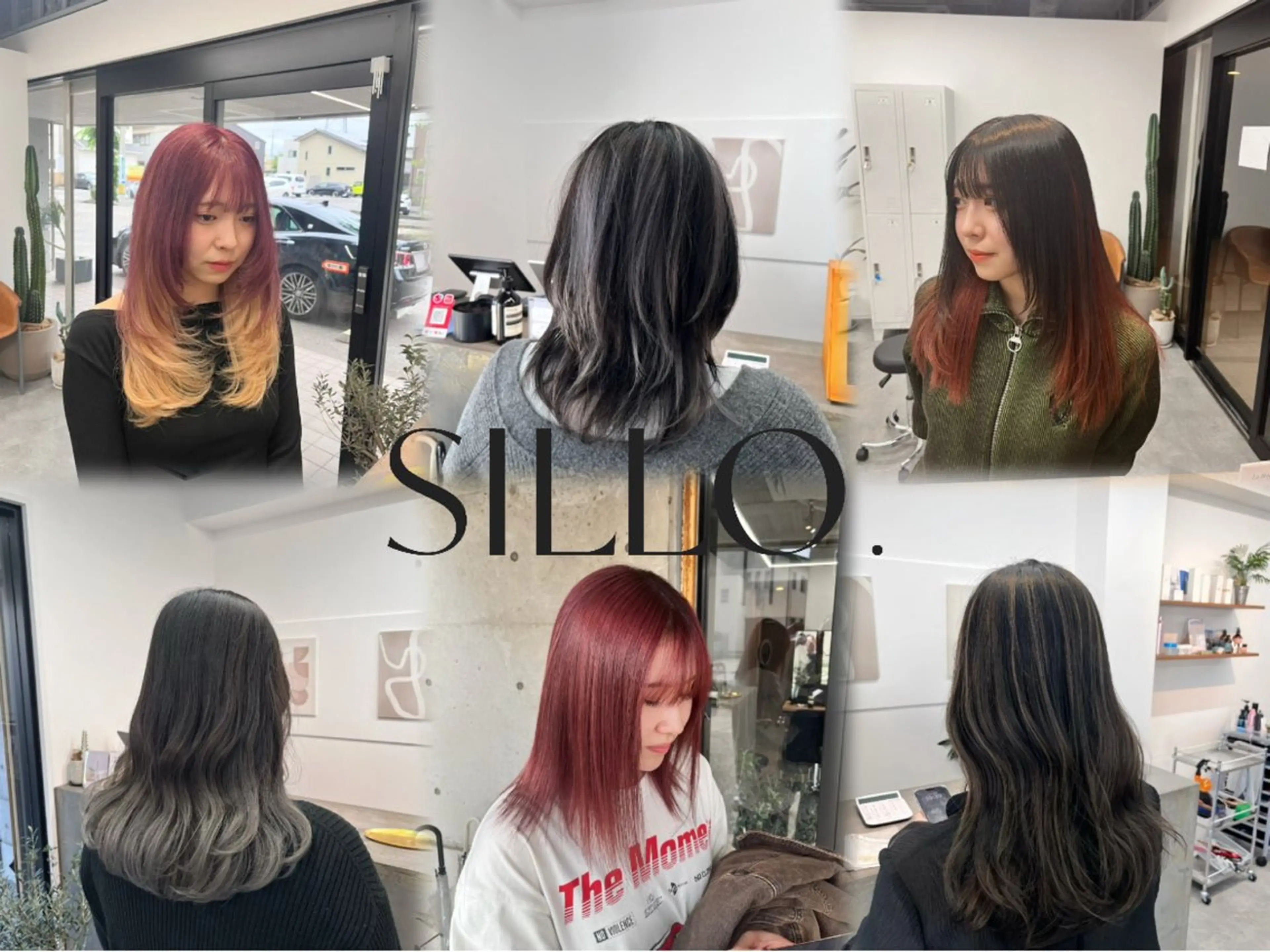 ミディアム カラー ヘアカラー トリートメント hair salon SILLO.のヘアスタイル