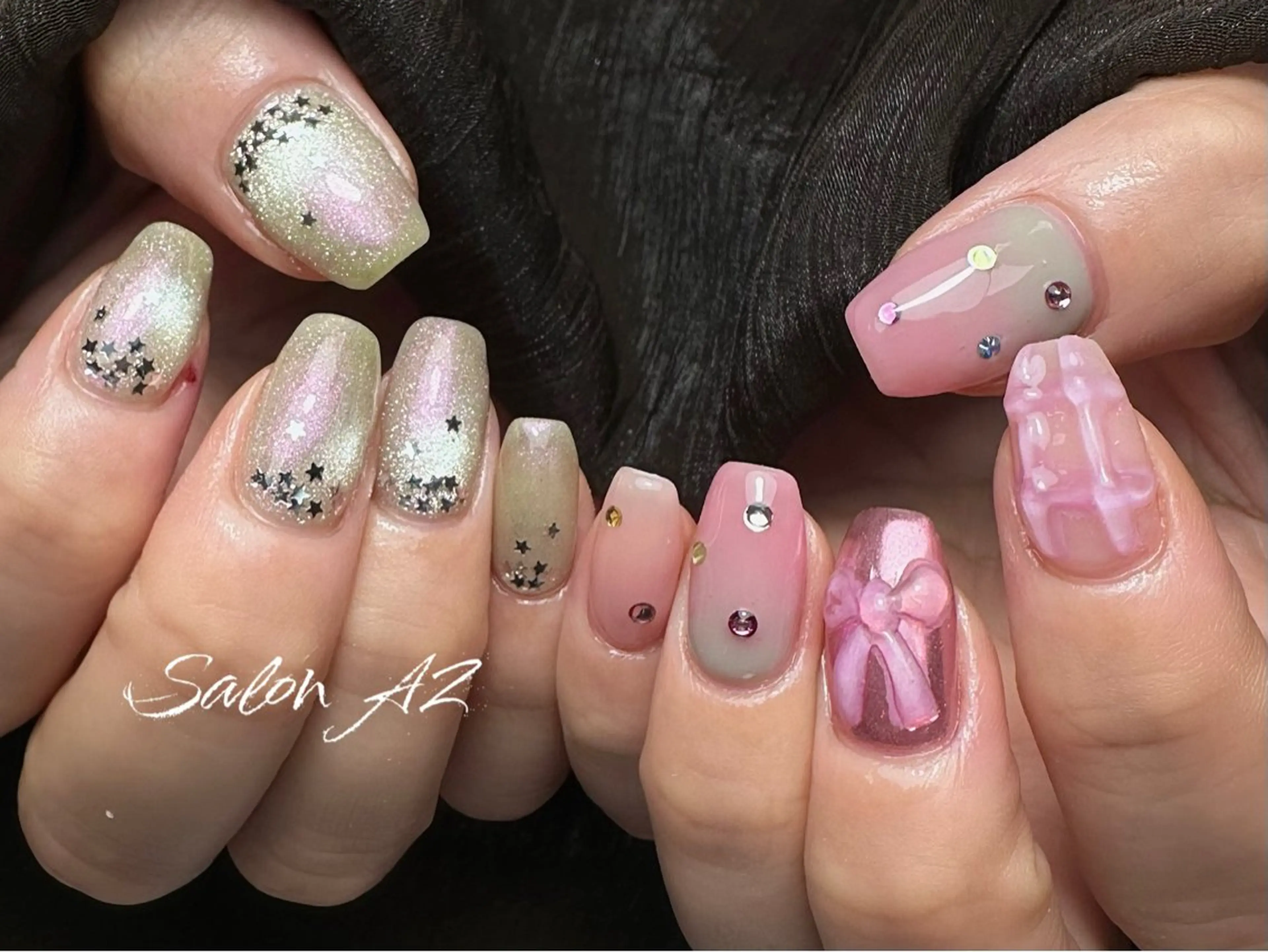 ネイル オフィスネイル ハンドネイル salon AZのネイルデザイン