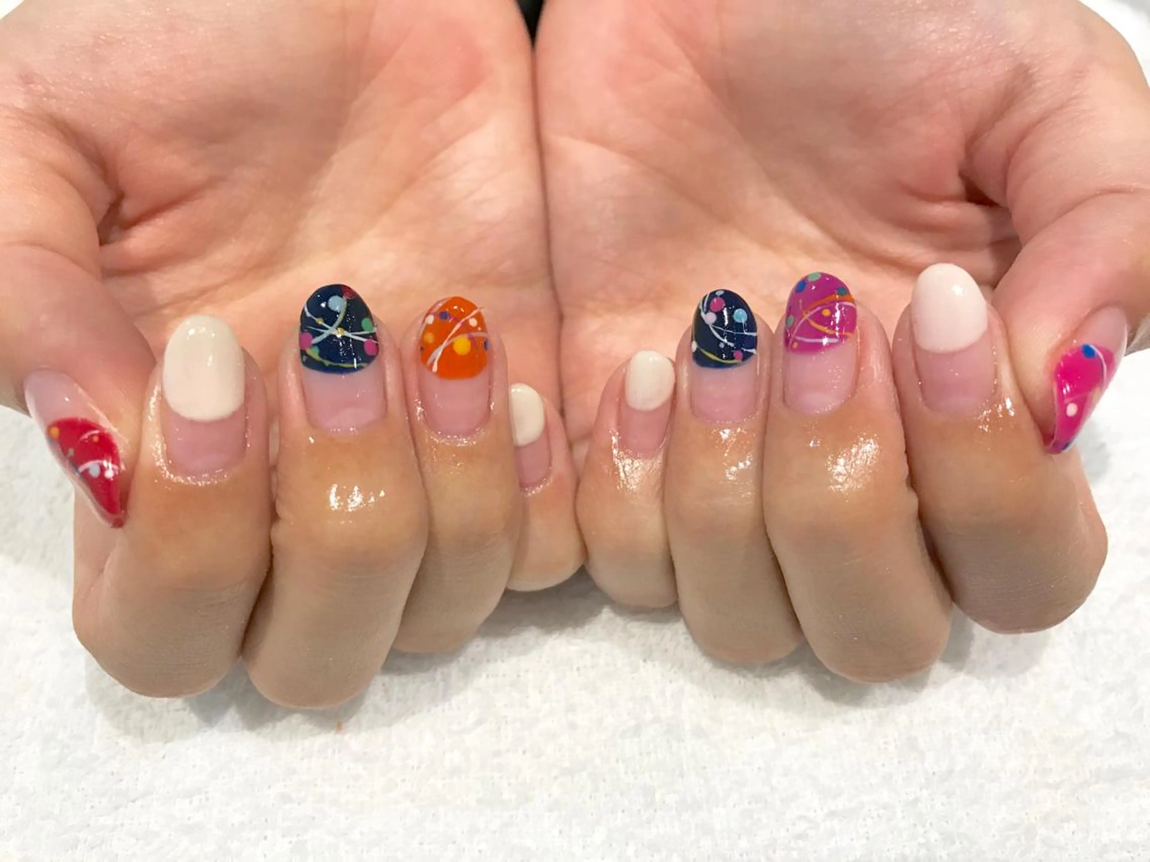 ネイル 夏ネイル NARUMI HYODOのネイルデザイン