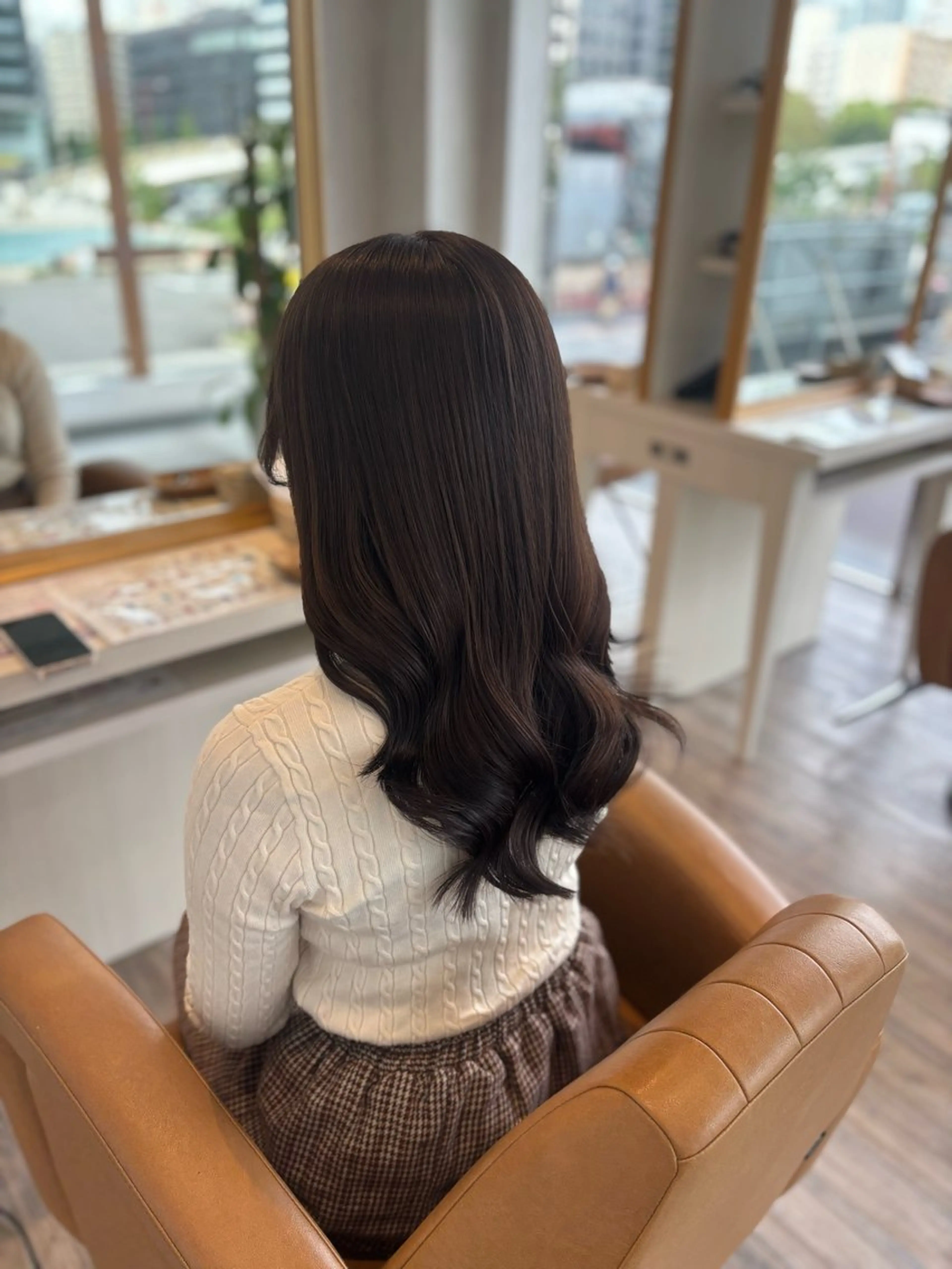 ロング カラー ヘアカラー yui🥀/ボブ /ブリーチなしカラーのヘアスタイル