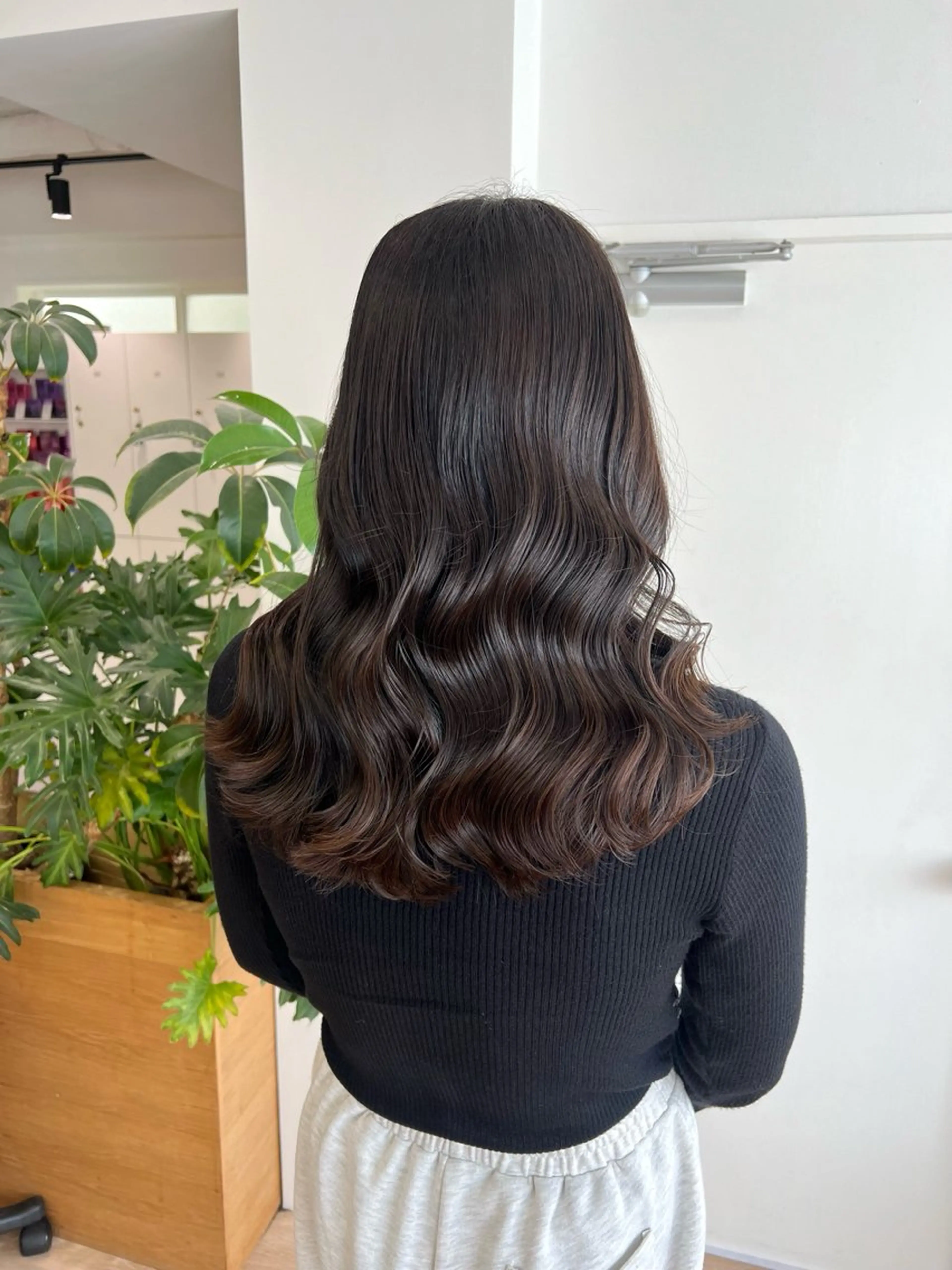 ミディアム カラー ブラウンカラー カット ヘアカラー トリートメント 艶ベージュ/オリーブ カラー🫒airiのヘアスタイル