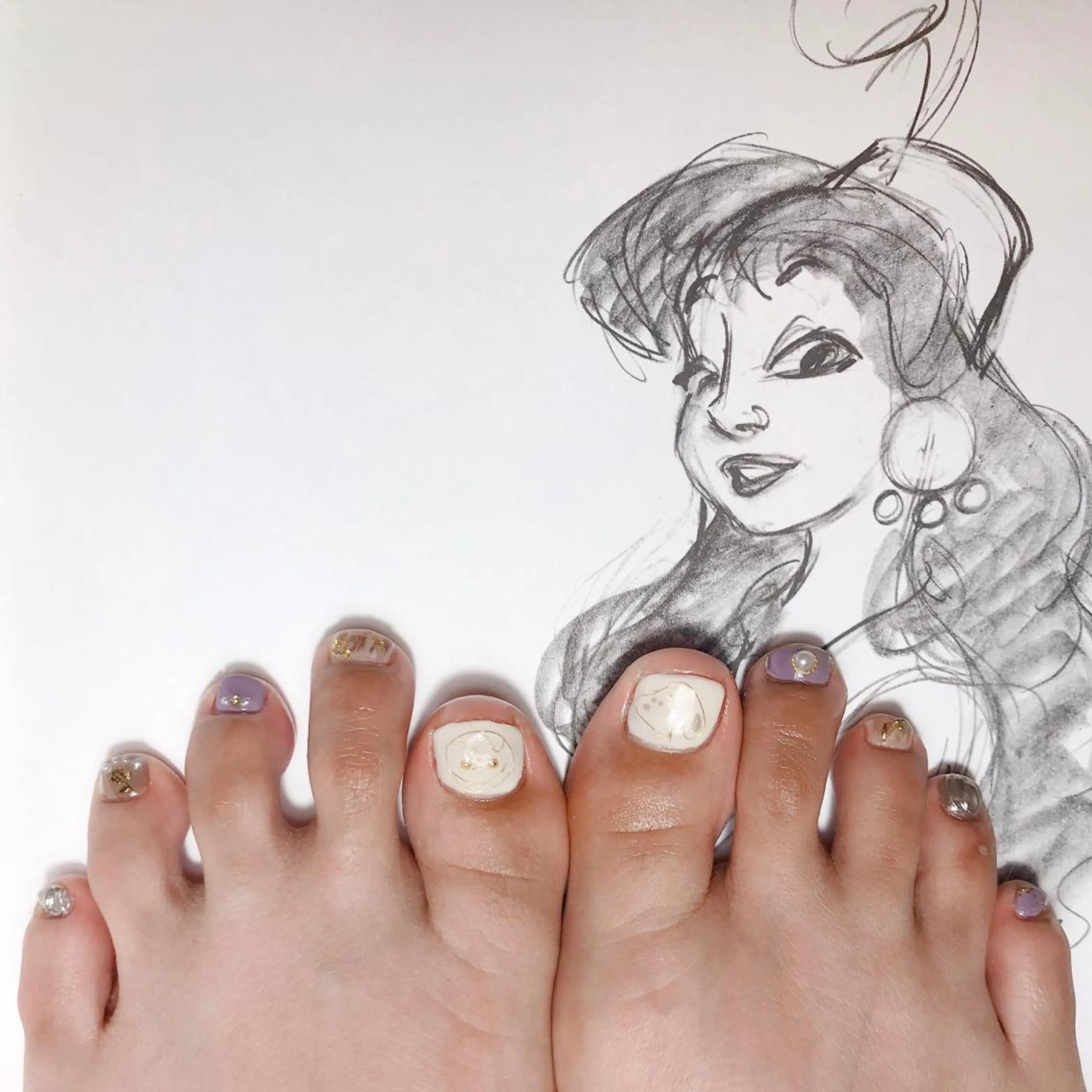 ネイル フットネイル owlnail /持込みデザイン専門のネイルデザイン