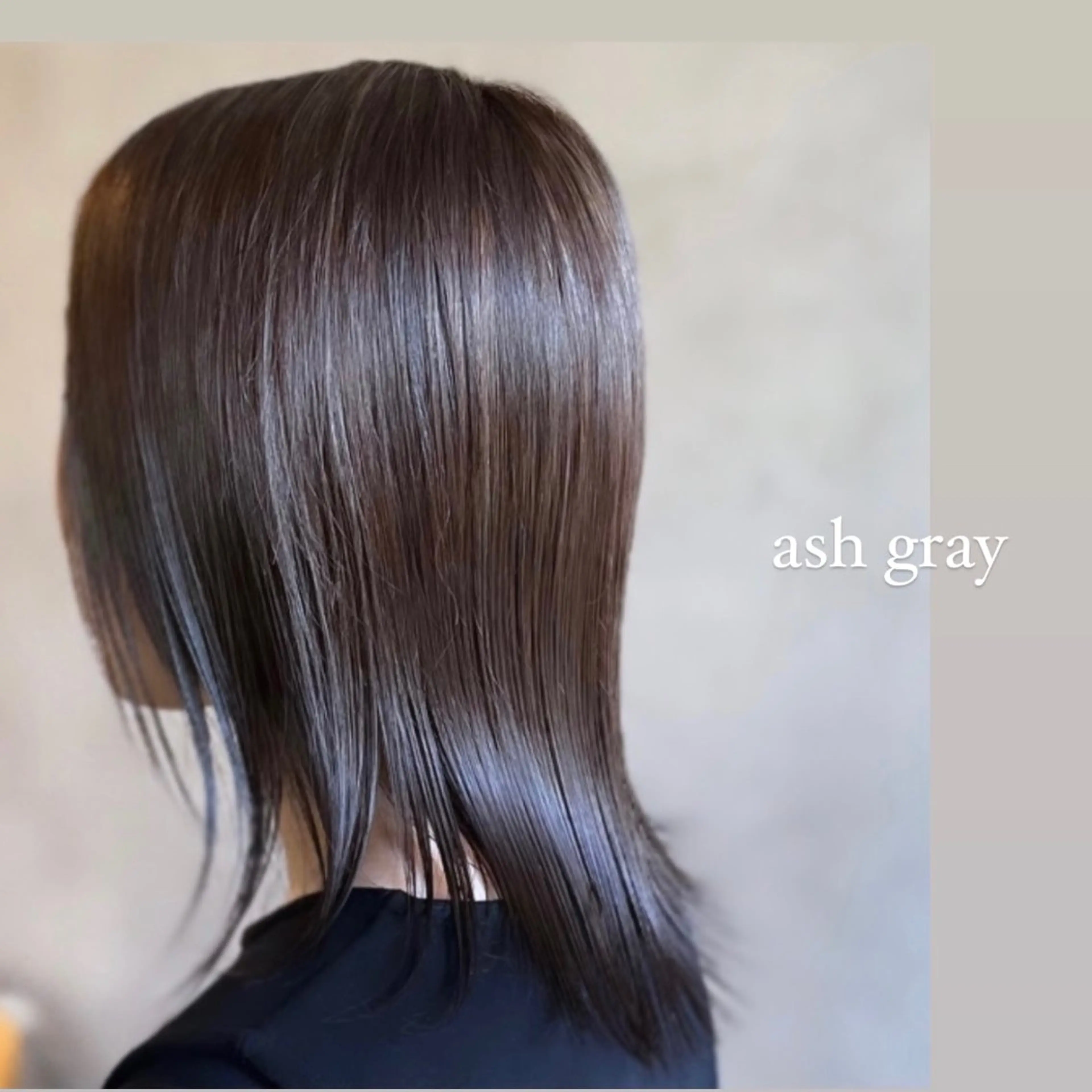 セミロング カラー アッシュ アッシュグレー 🩵MAMI🩵 【enx鶴ヶ峰店】のヘアスタイル