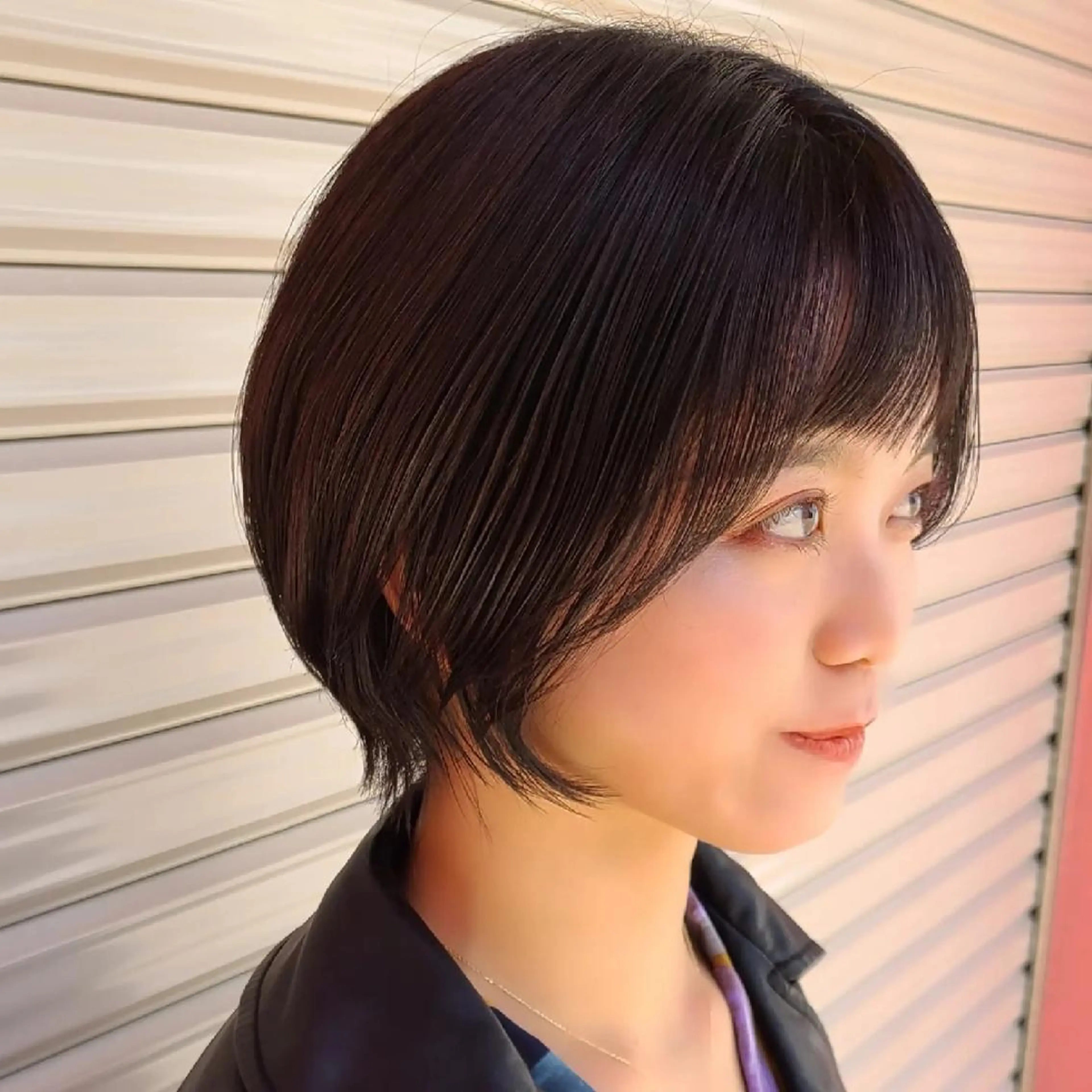 ショート ショートヘア 西田 理沙のヘアスタイル