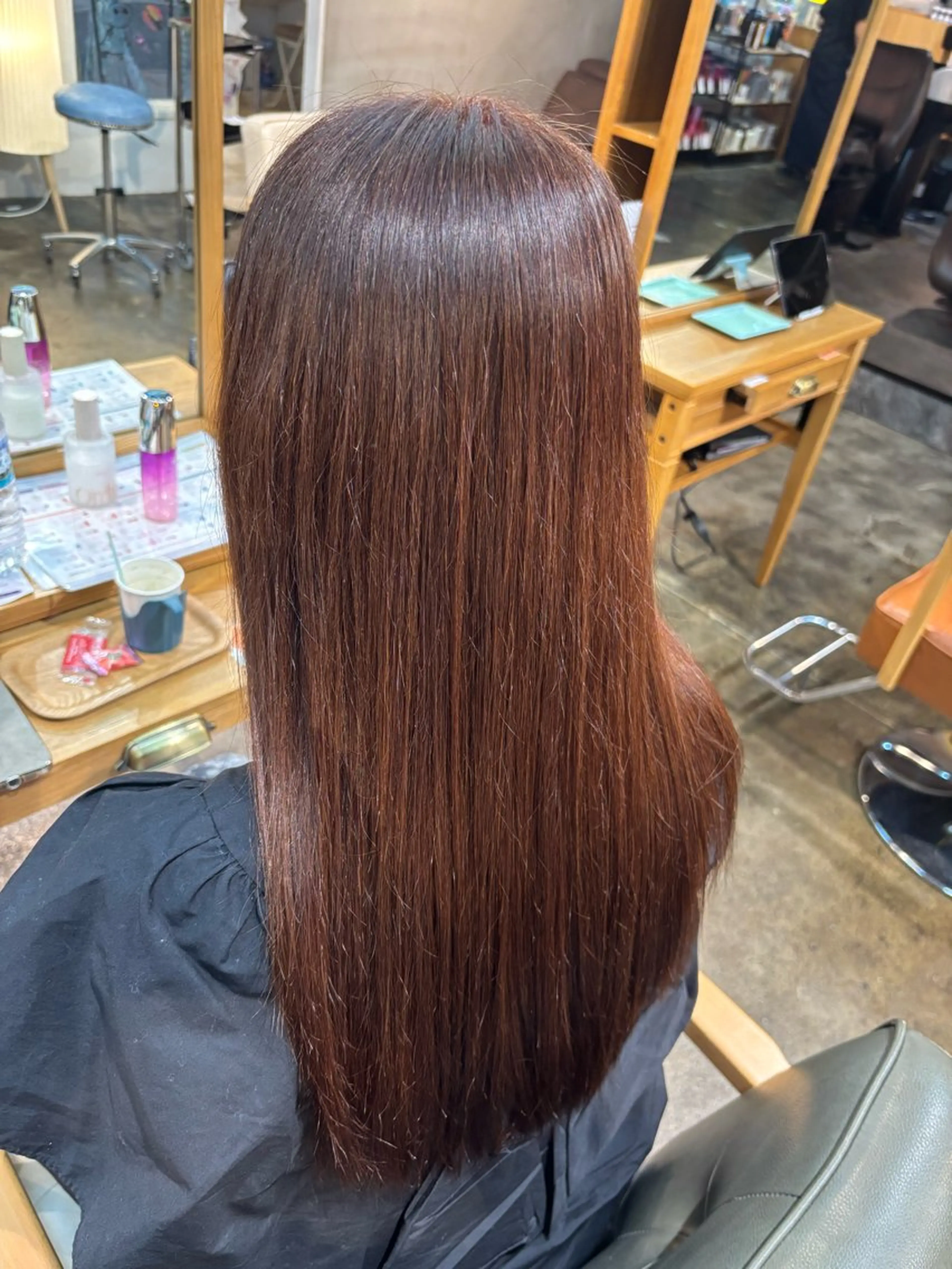 ロング ヘアカラー トリートメント のどか 縮毛矯正/ショートのヘアスタイル