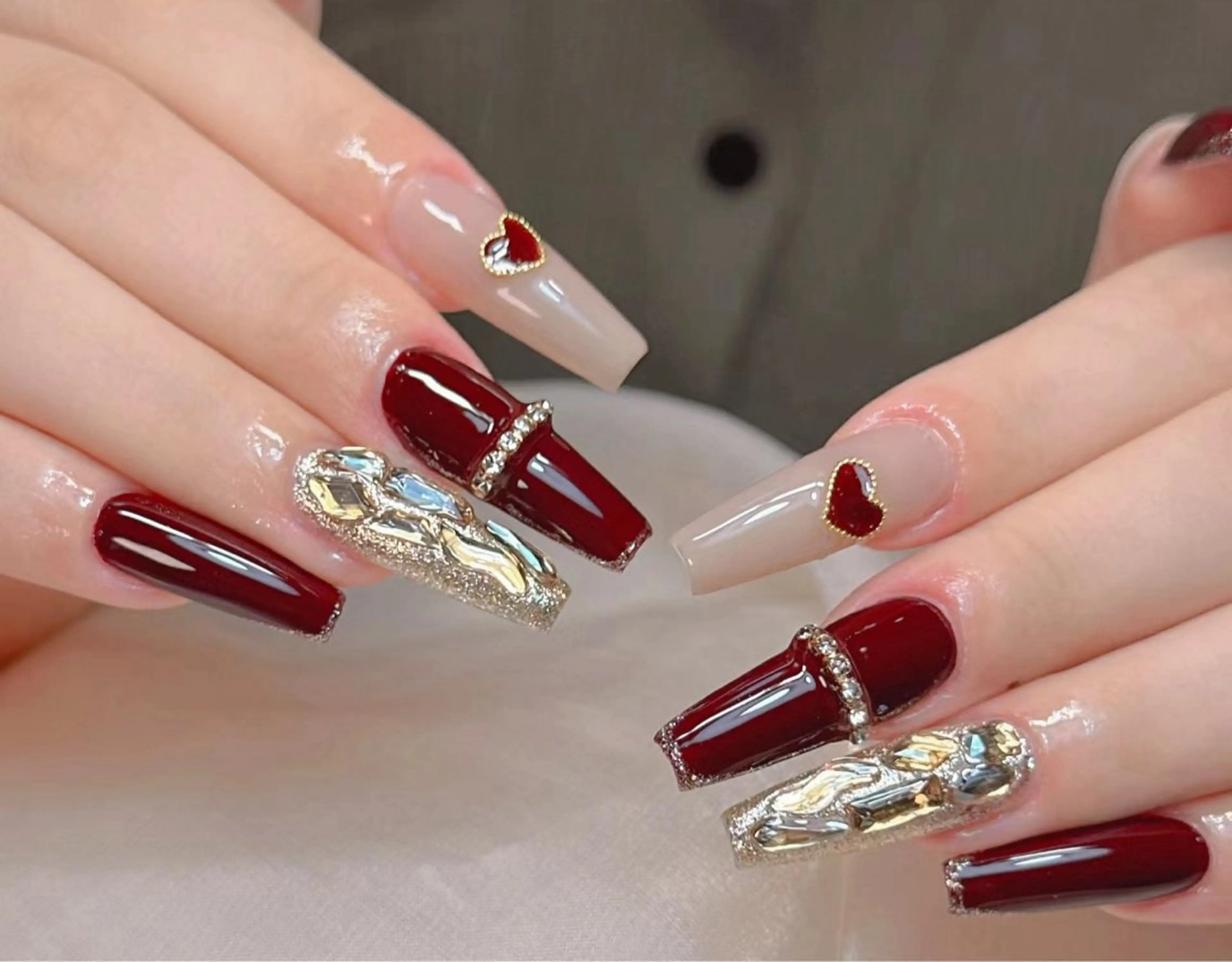 ネイル ハンドネイル ETERNA Nail 銀座店【パラジェル/フィルイン/チップ長さだし/マグネット/ニュアンス】所属・ア カリのネイルデザイン