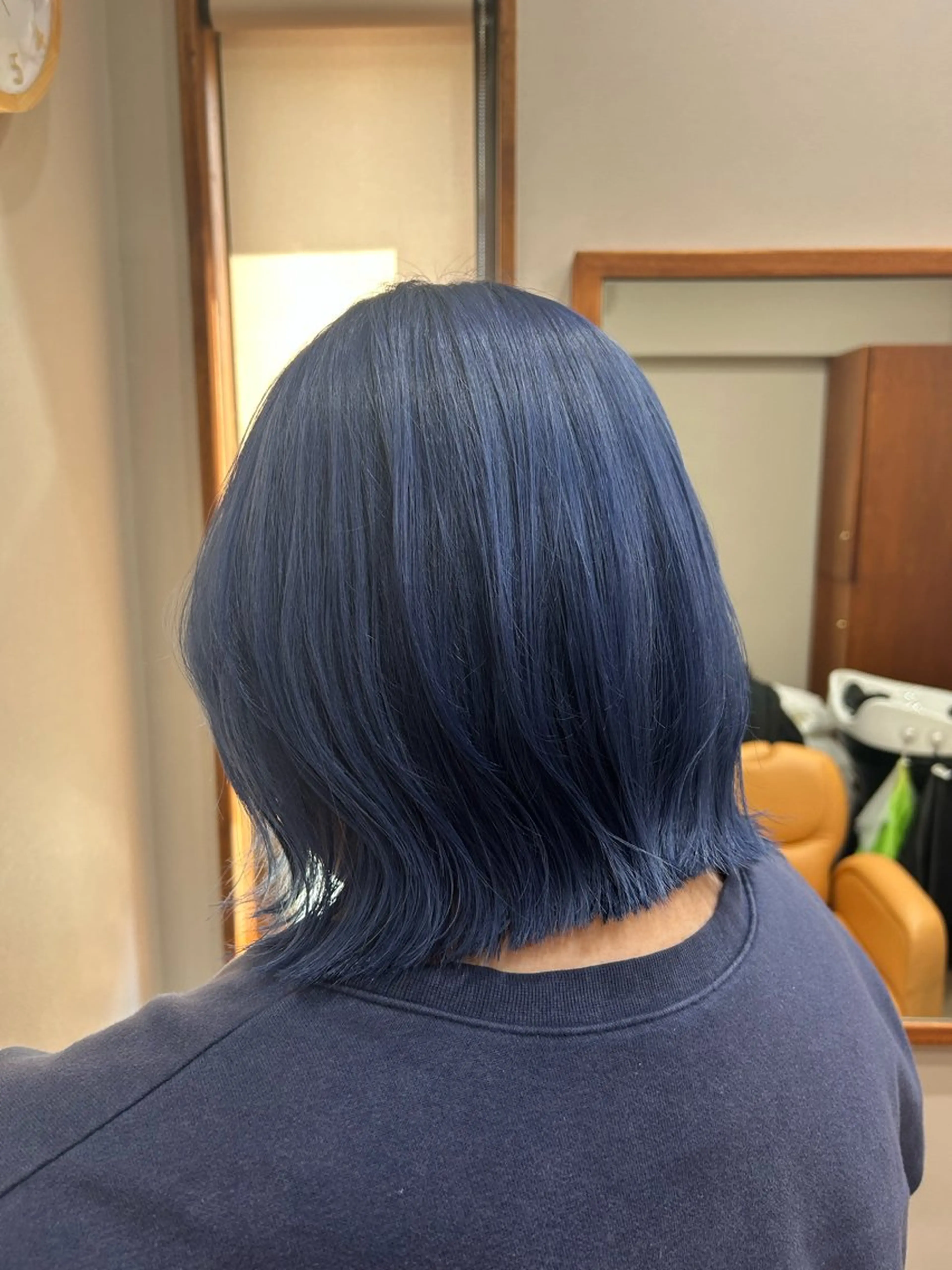 ショート カラー ブルーカラー Jamme /齋藤 若菜のヘアスタイル