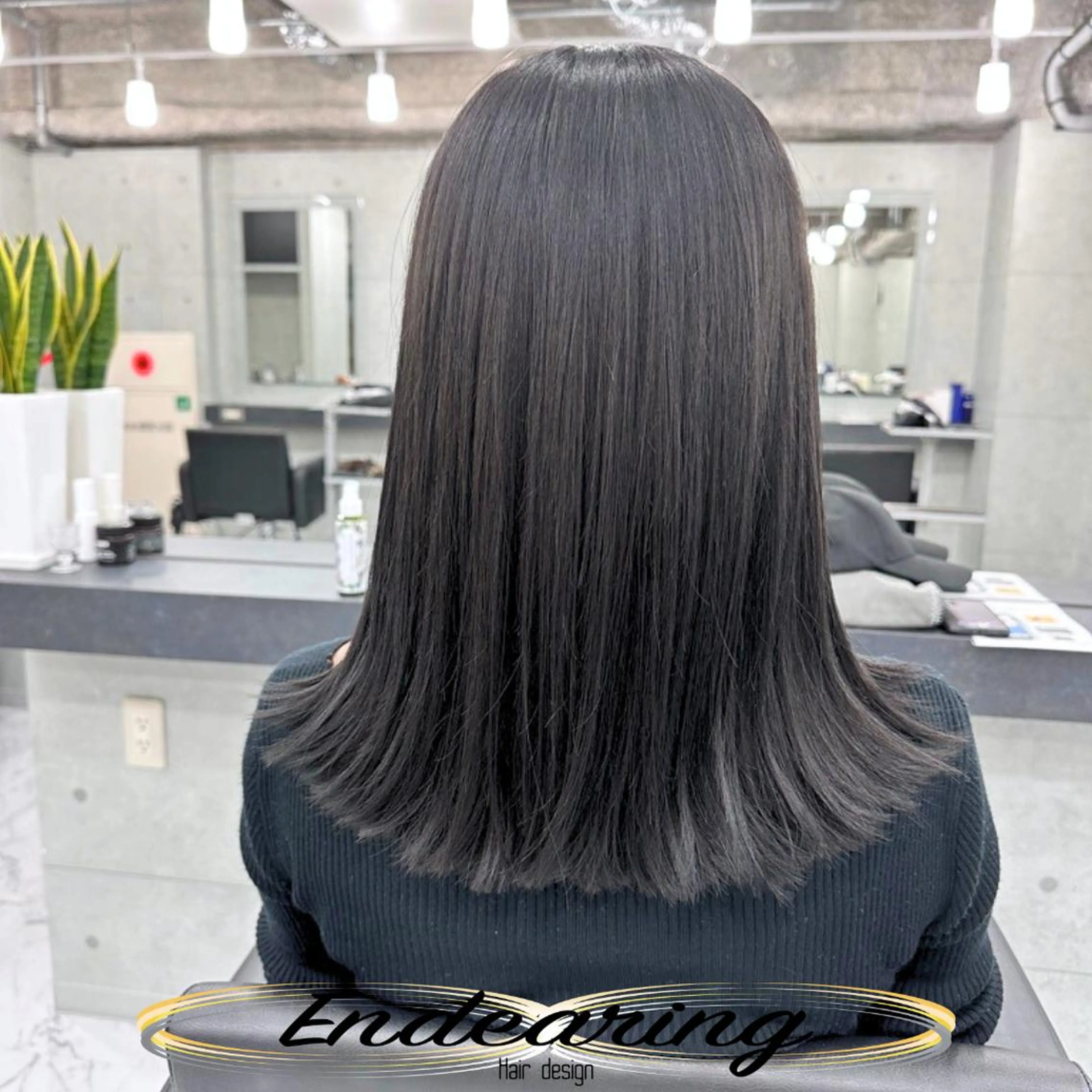 セミロング レイヤーカット 似合わせカット 外ハネヘア カット ヘアカラー Endearing 銀座/YOKOのヘアスタイル