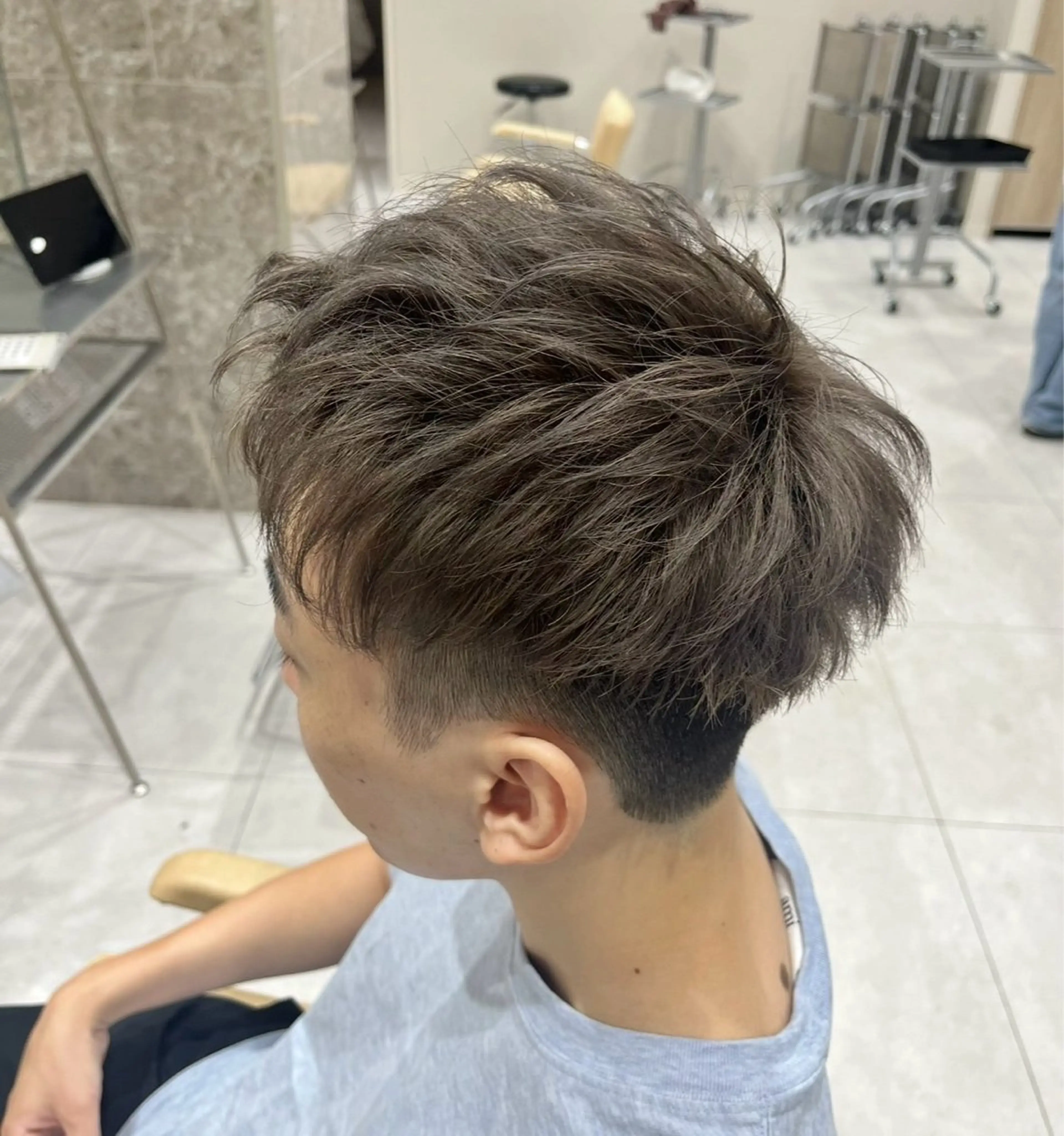 ショート カラー カット ヘアカラー Ken 縮毛矯正/韓国風ヘアのヘアスタイル