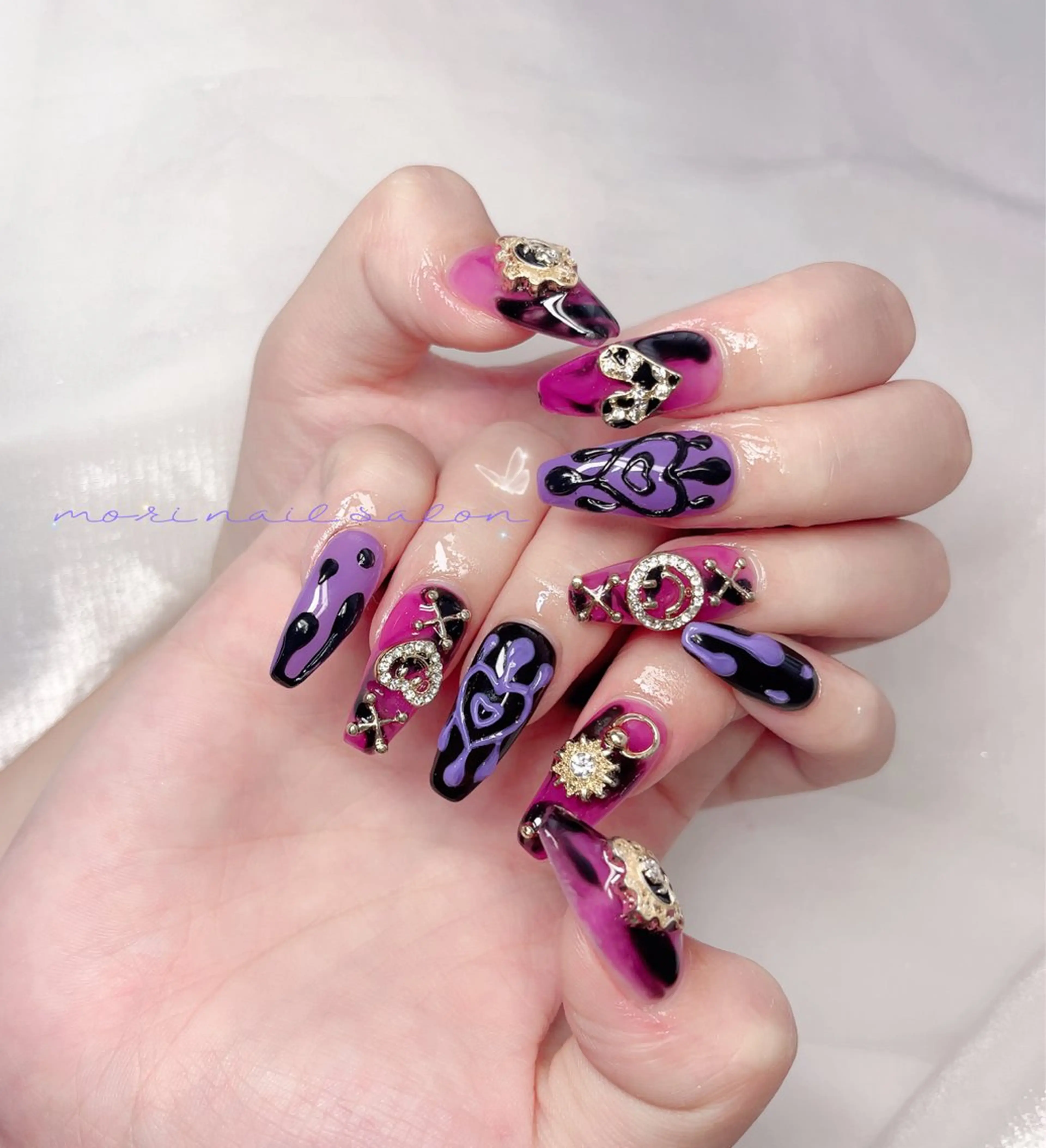 ネイル ハンドネイル 森 ネイルサロンのネイルデザイン