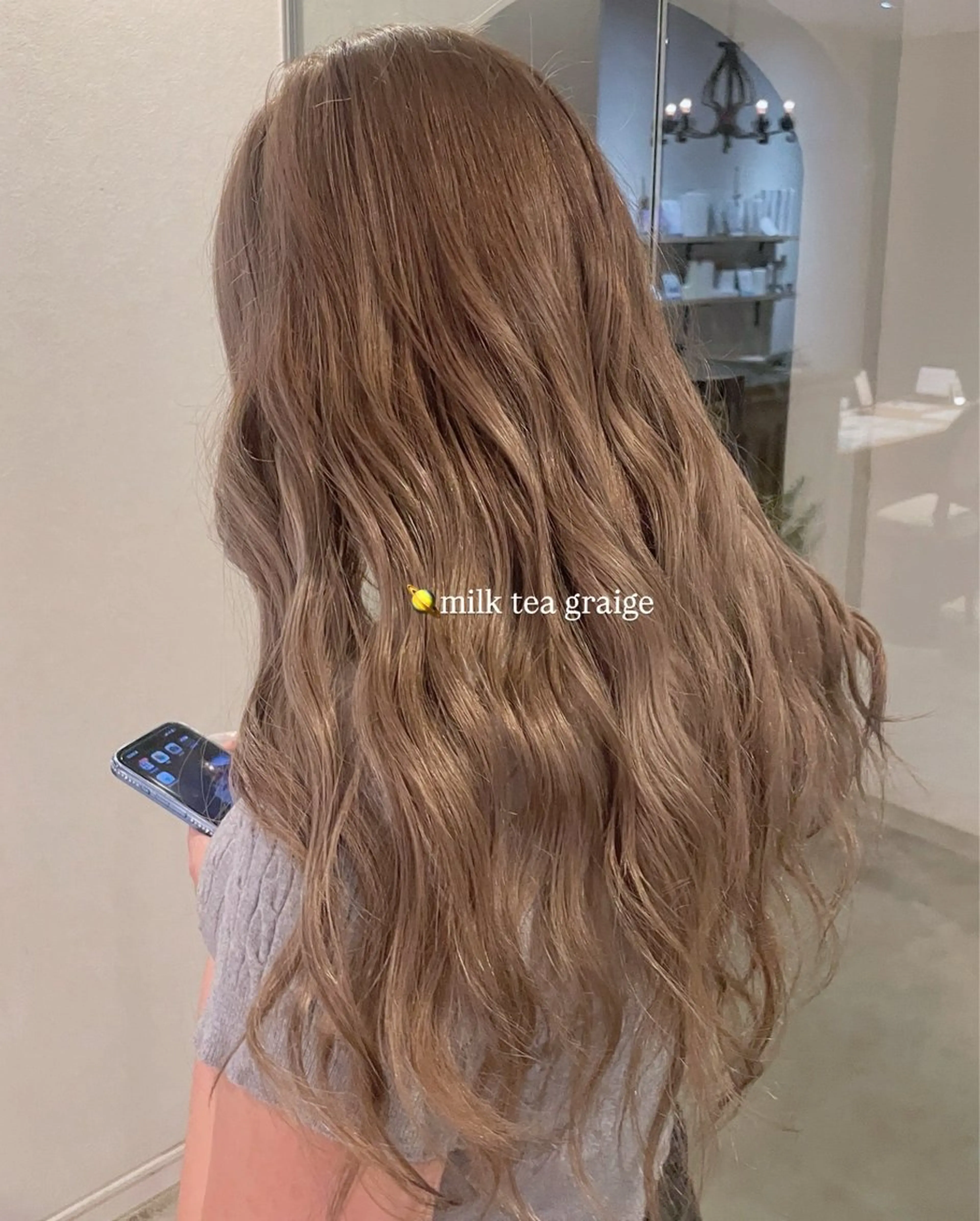 ロング 髪質改善 トリートメント 南場 智美のヘアスタイル