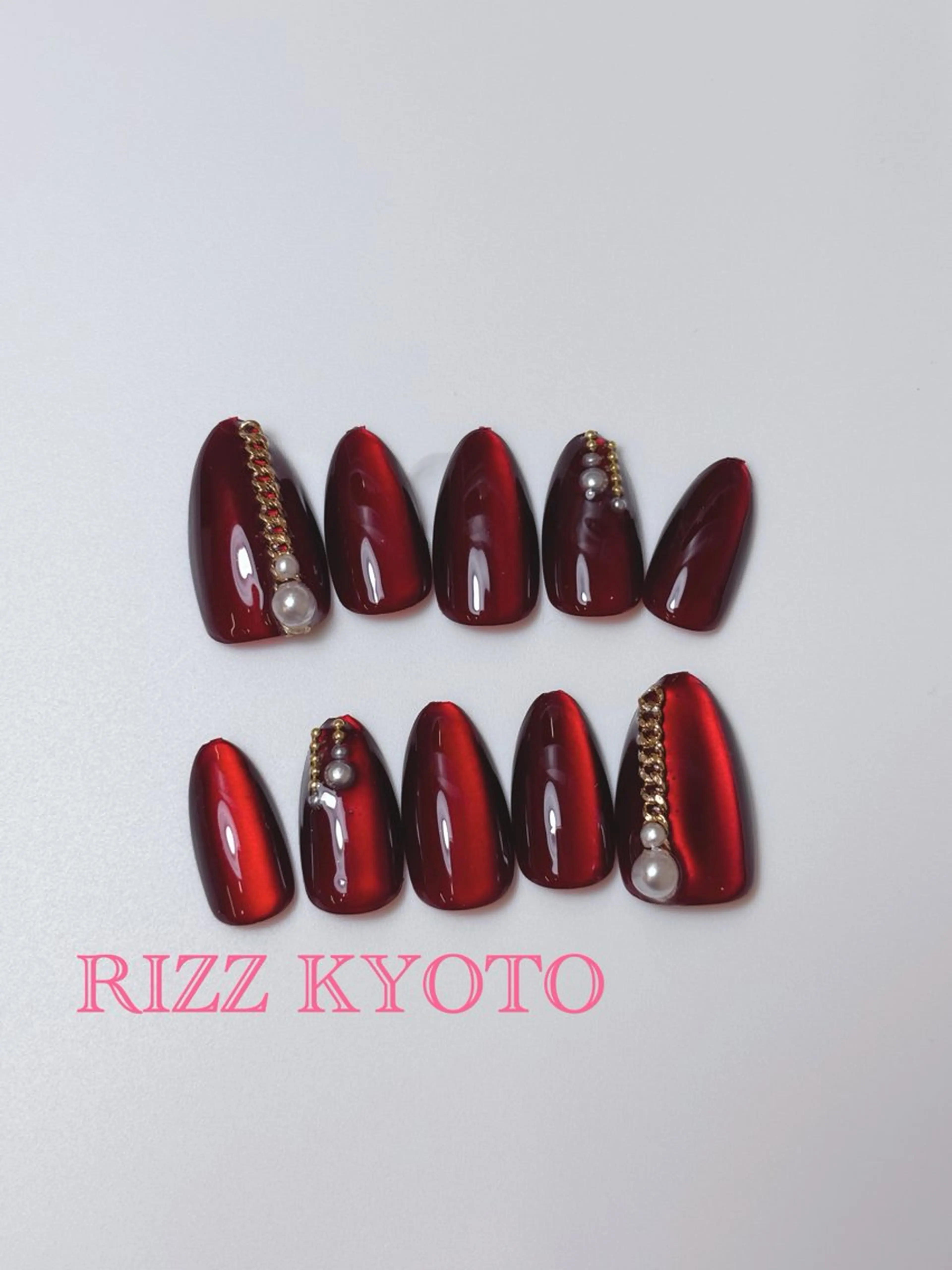 ネイル ネイルチップ ハンドネイル RIZZ KYOTO ゆうのネイルデザイン
