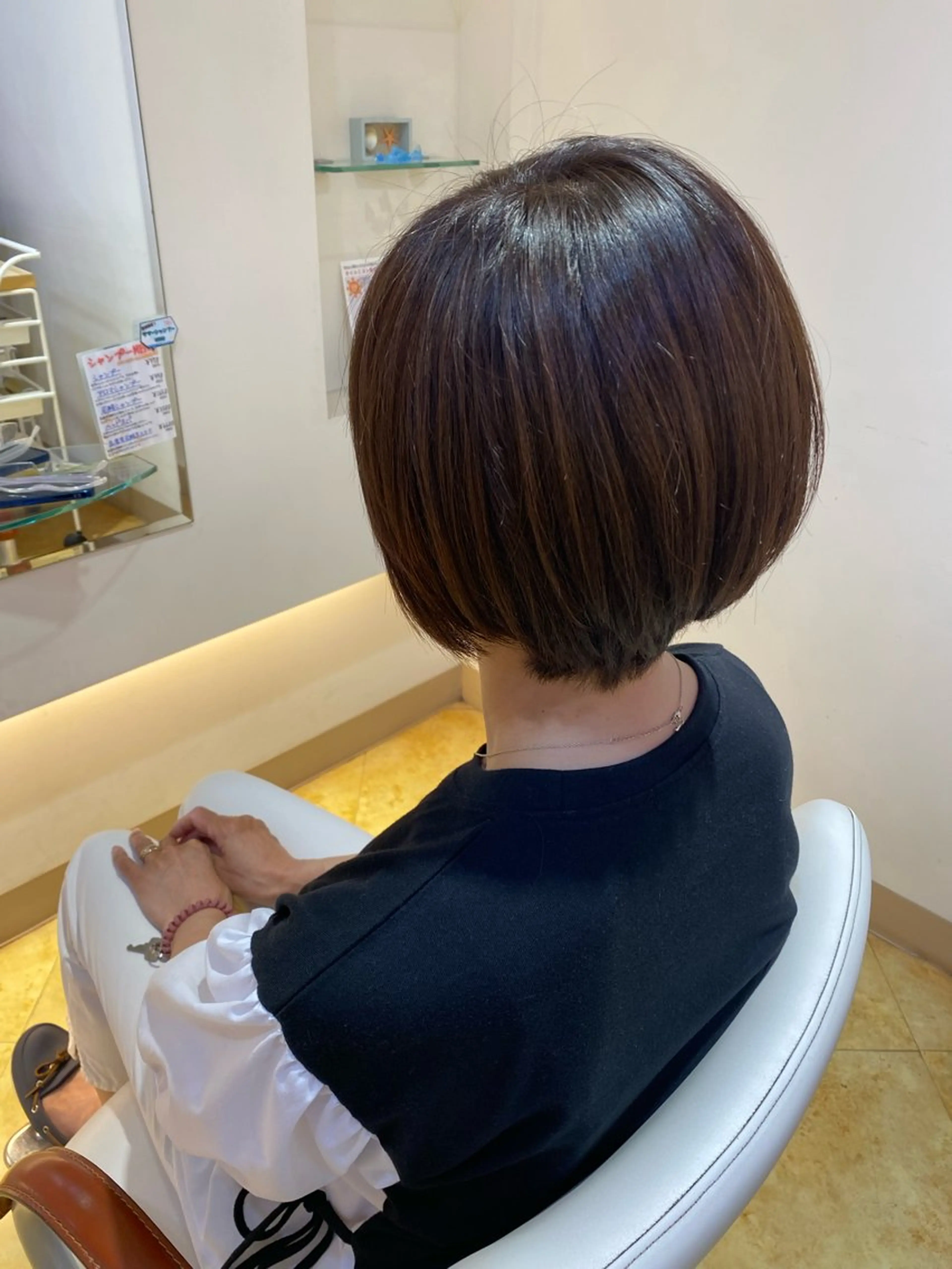 ショート カラー ショートヘア 韓国風ヘア🤍/頭皮 ケア🫧　Chikaのヘアスタイル