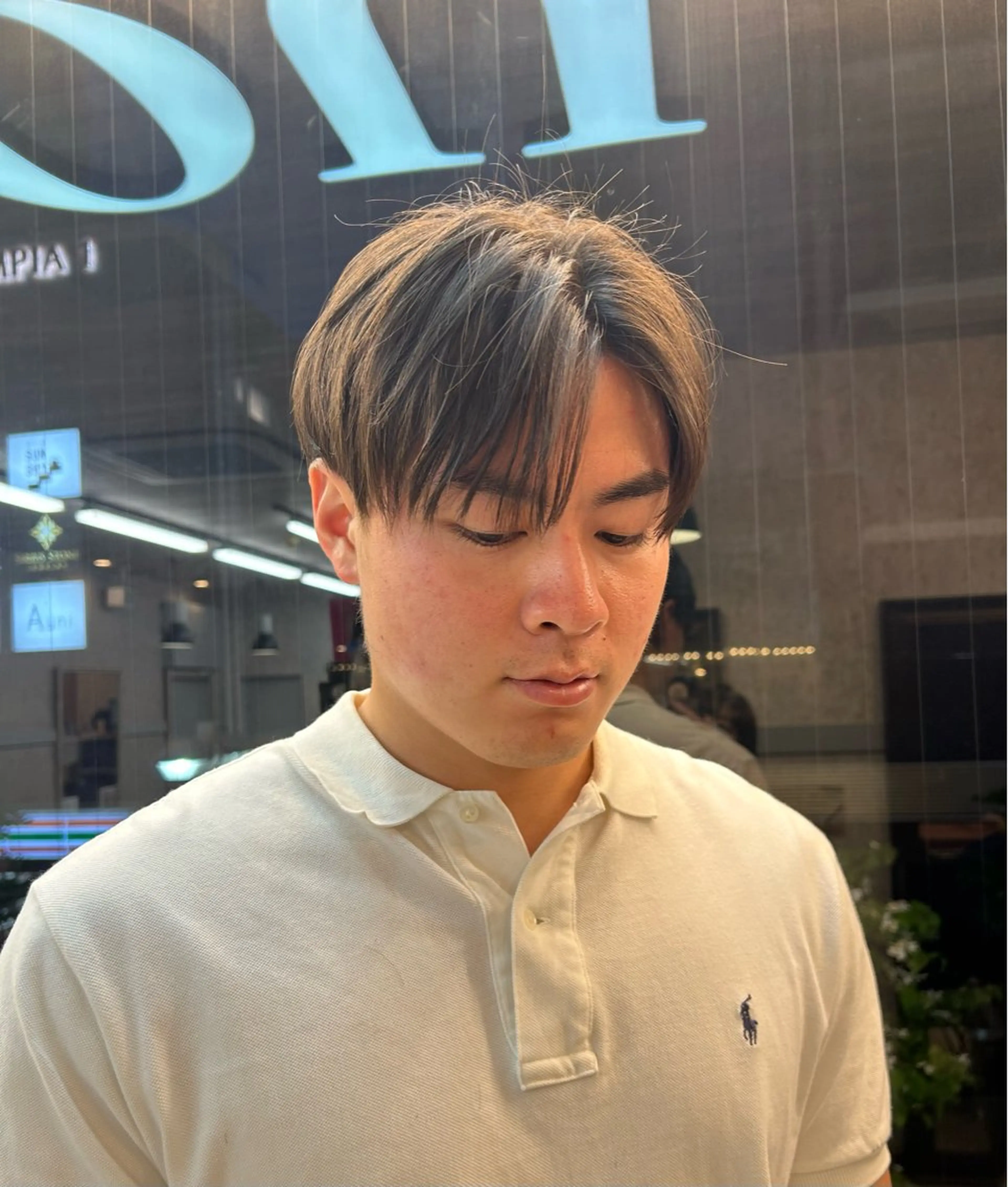 メンズ マッシュ 刈り上げ カット tiel 小山莉々のヘアスタイル