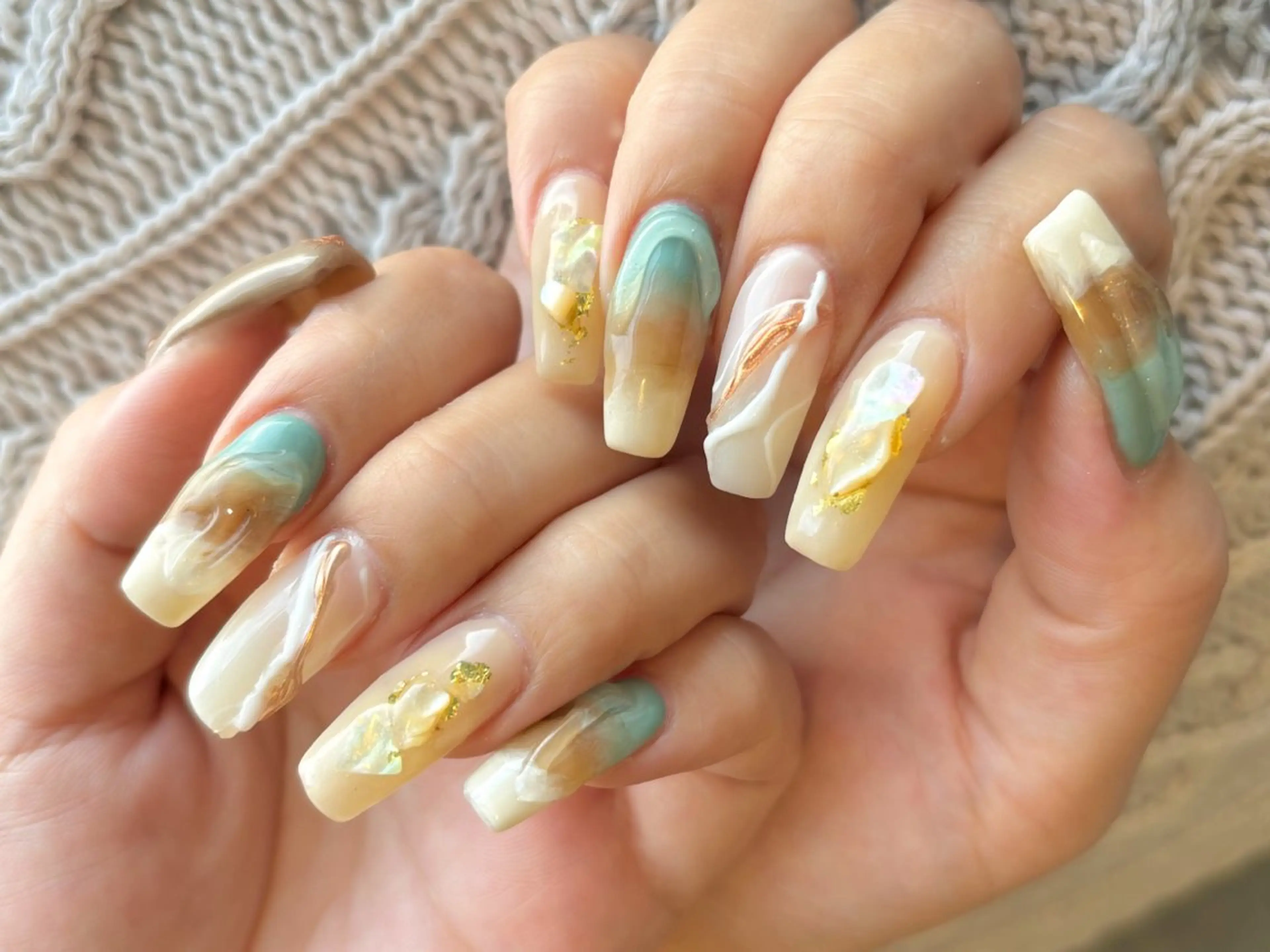 ネイル 夏ネイル Malama Nailのネイルデザイン