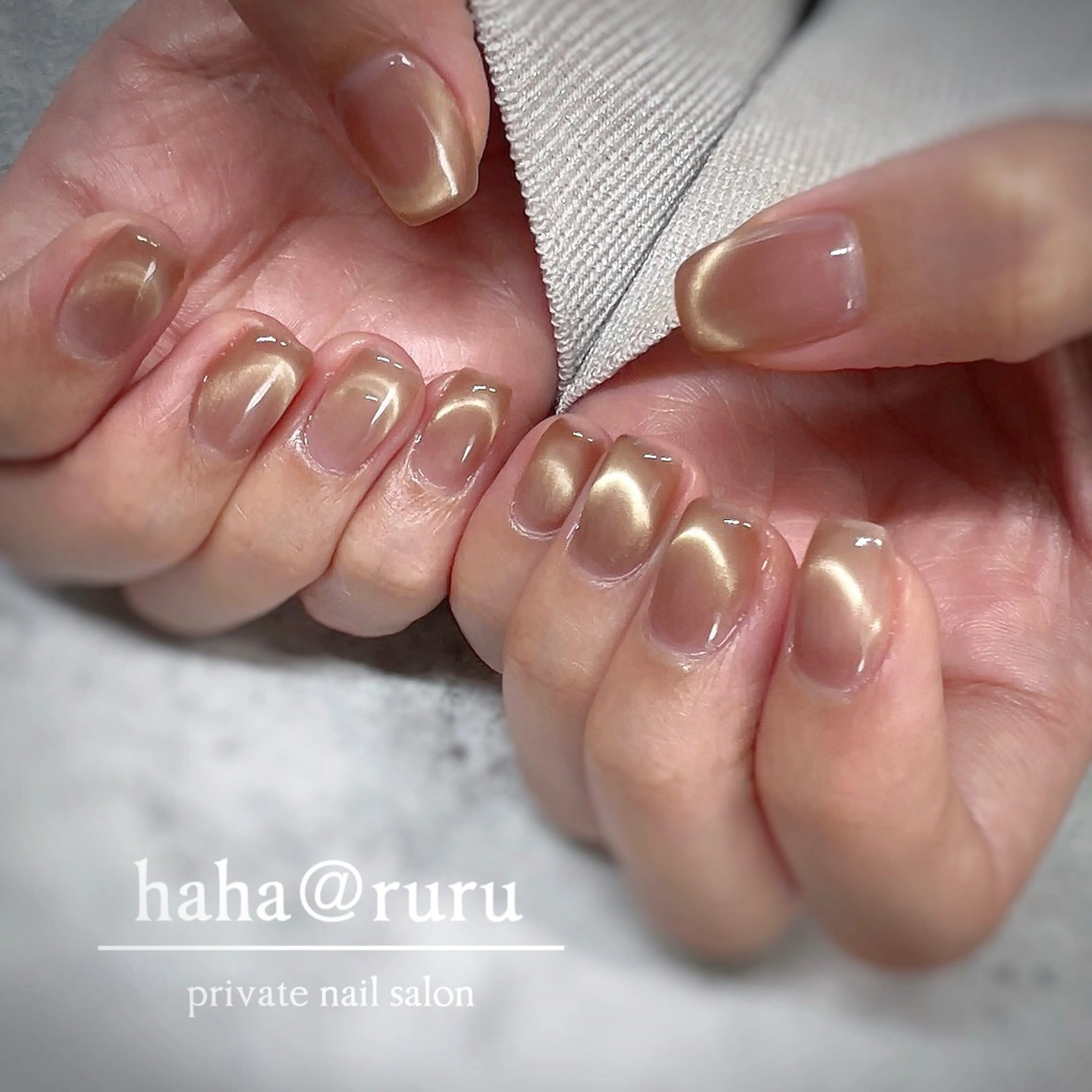 ネイル フレンチネイル haha@ ruruのネイルデザイン