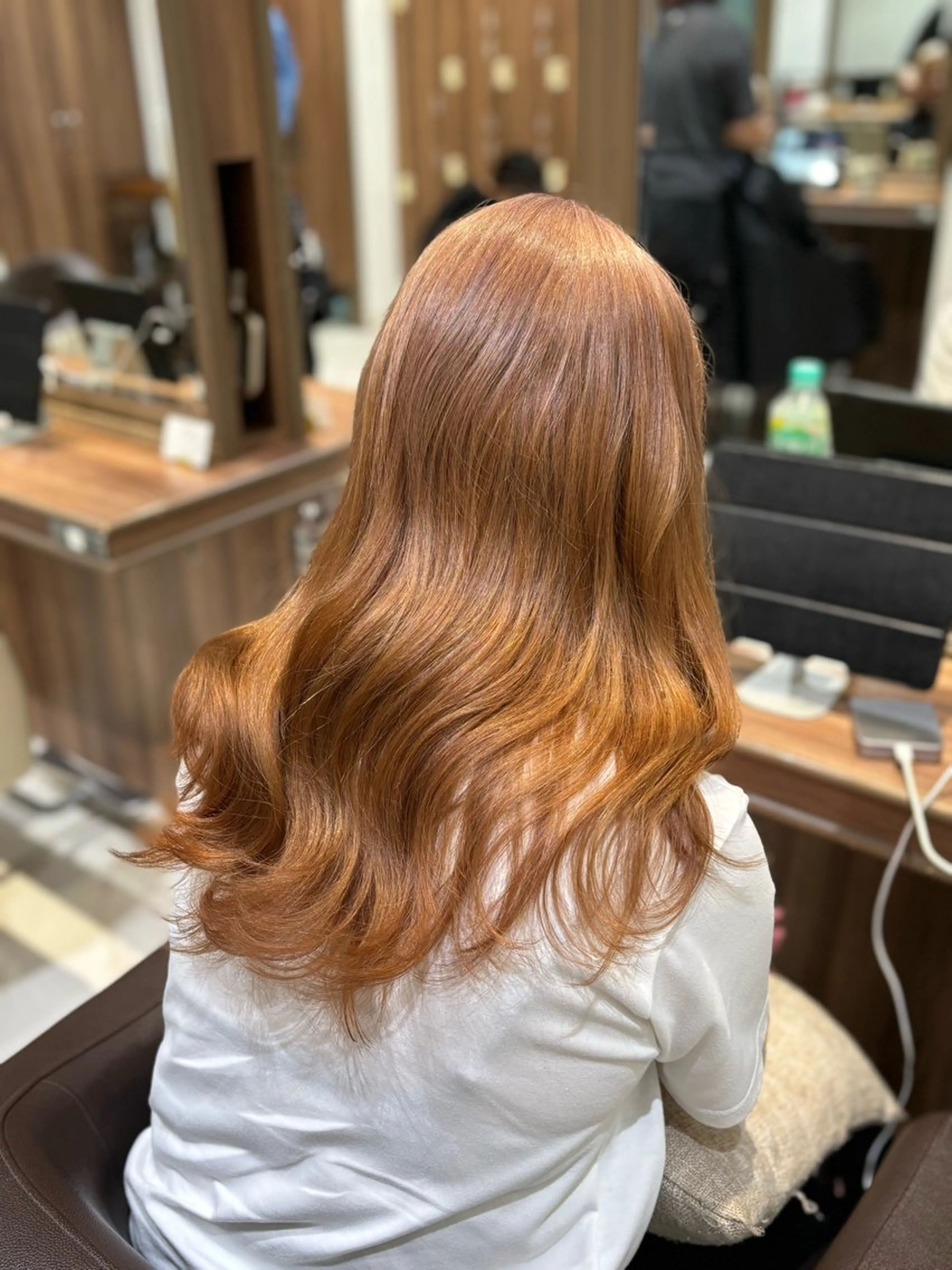 ロング カラー ゆるふわパーマ🌸/ ハイトーン/あゆみのヘアスタイル