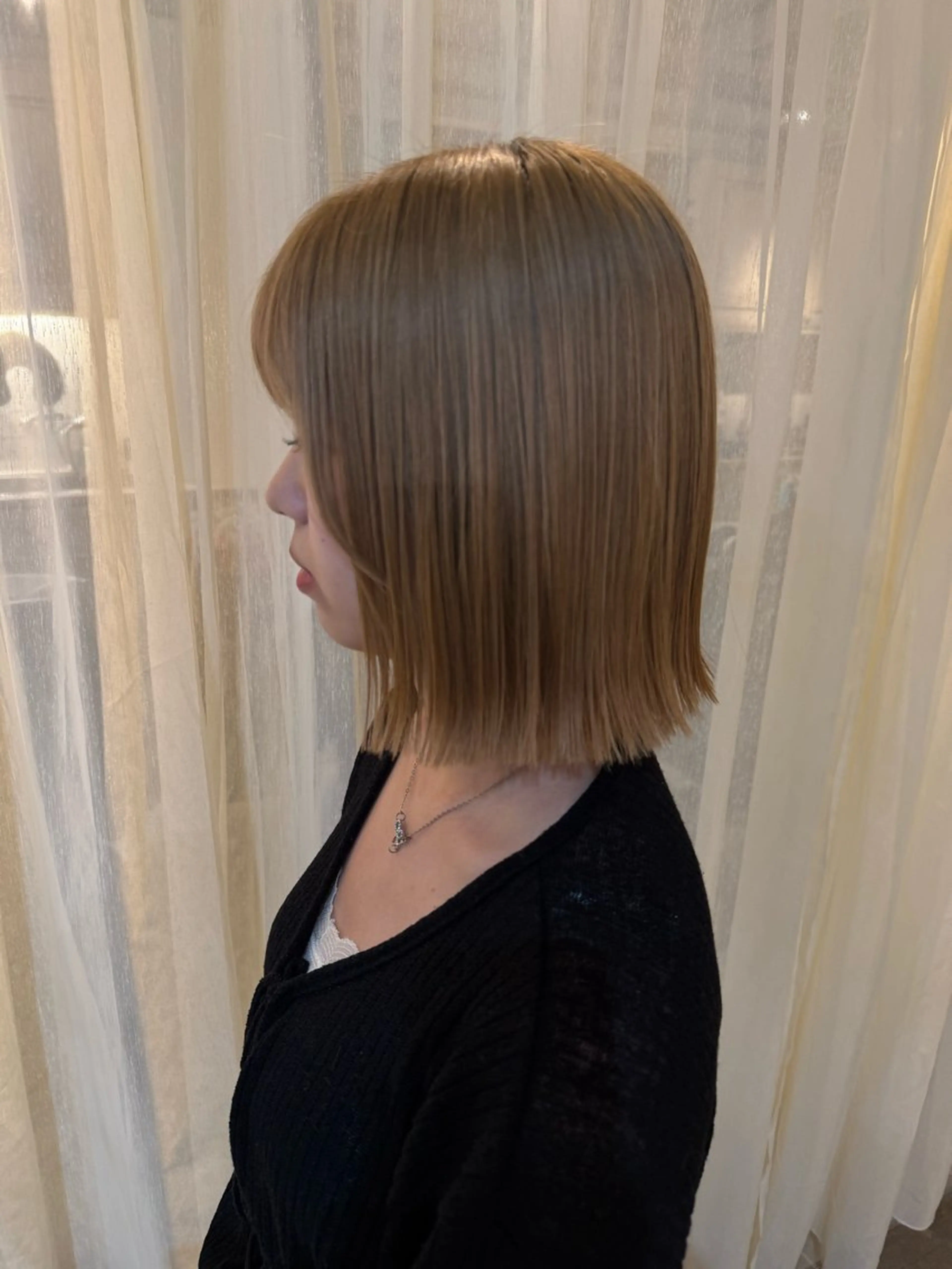 ショート replay所属・藤原 百花のヘアスタイル