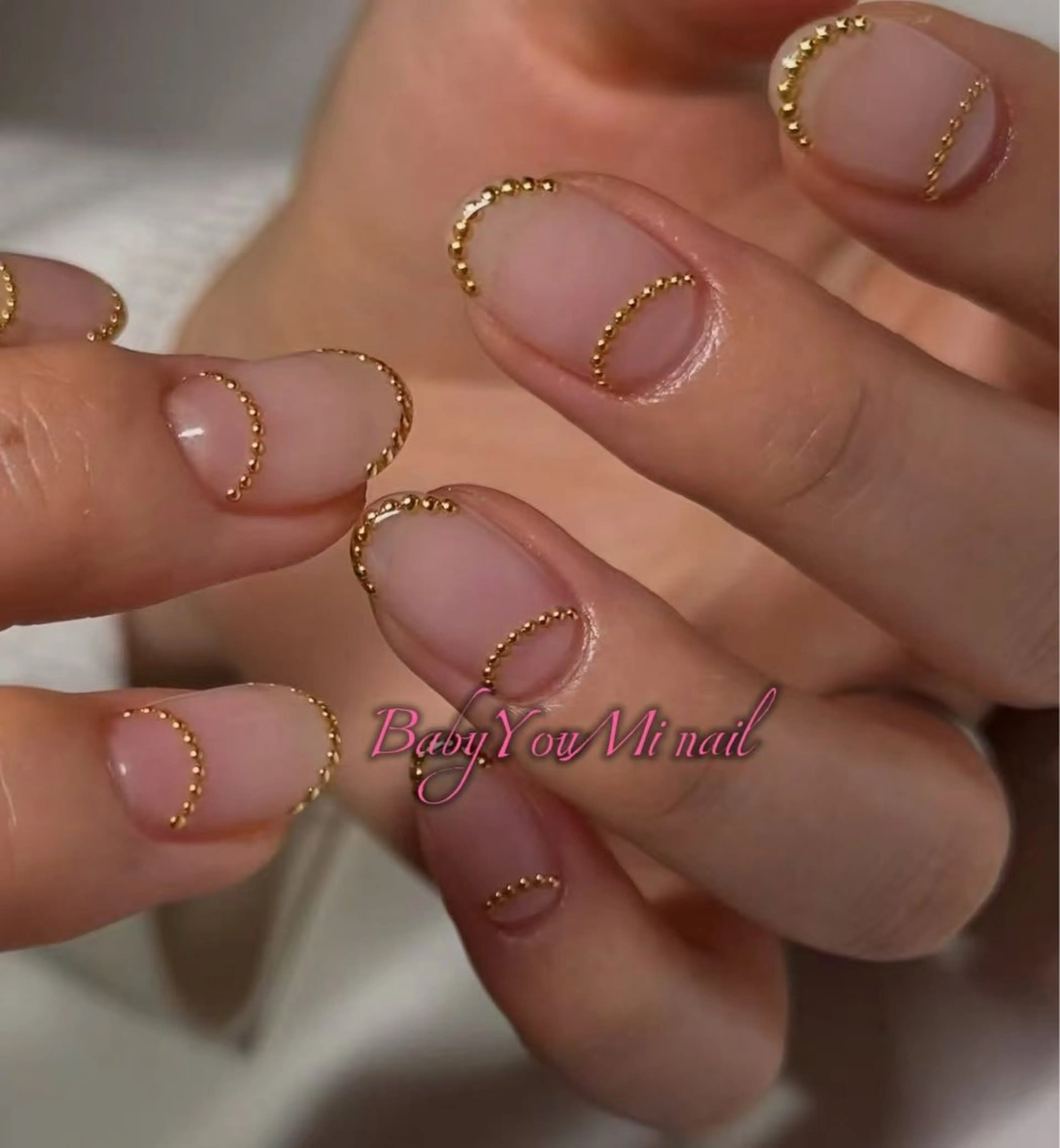 ネイル オーロラネイル フラワーネイル フットネイル フレンチネイル ジェルネイル ハンドネイル BabyYouMi nailのネイルデザイン